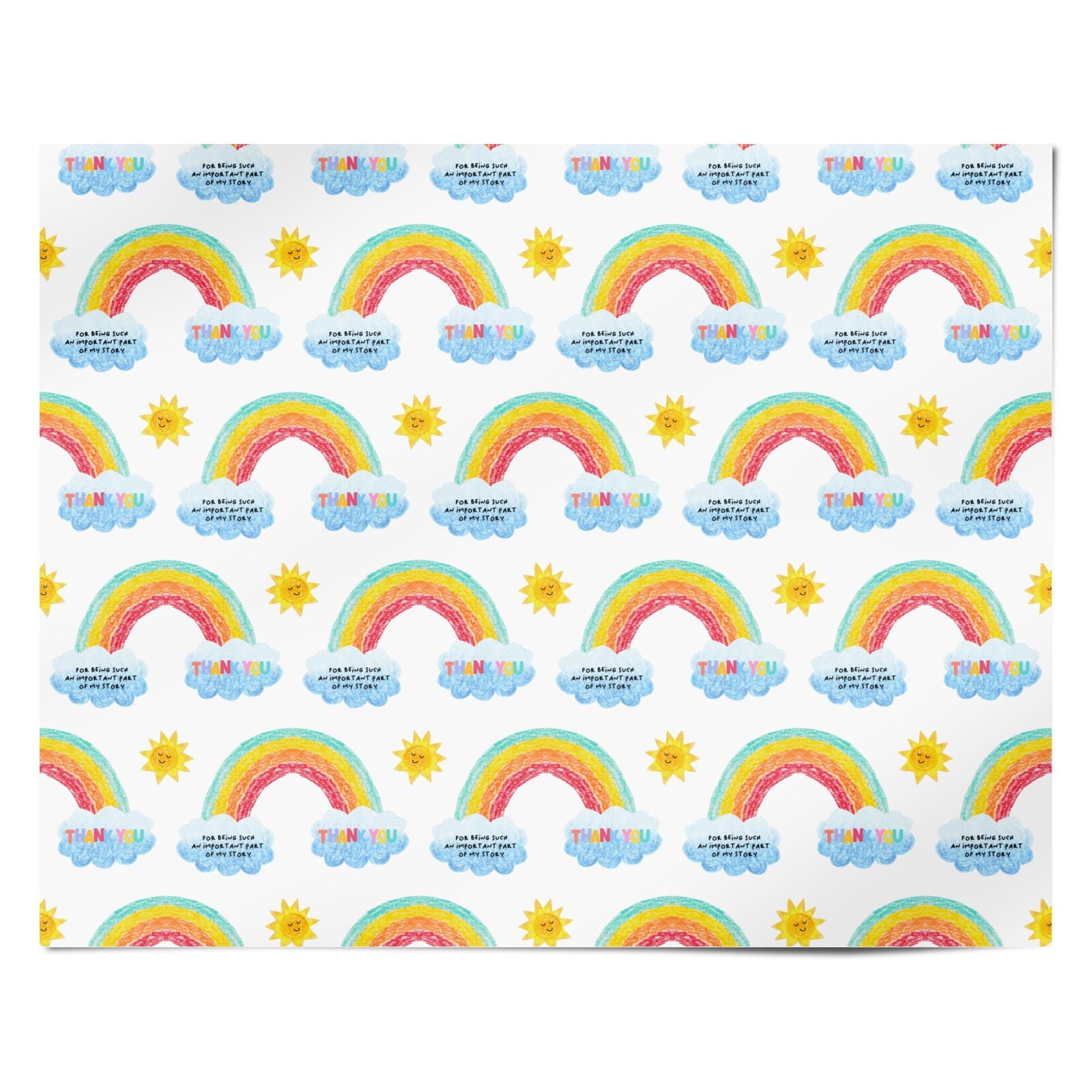 Teacher Appreciation Personalised Wrapping Paper Alternative