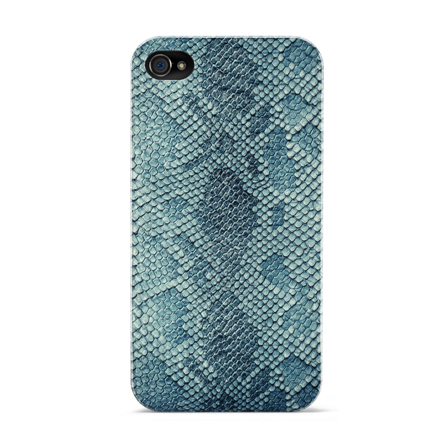 Teal Snakeskin Apple iPhone 4s Case