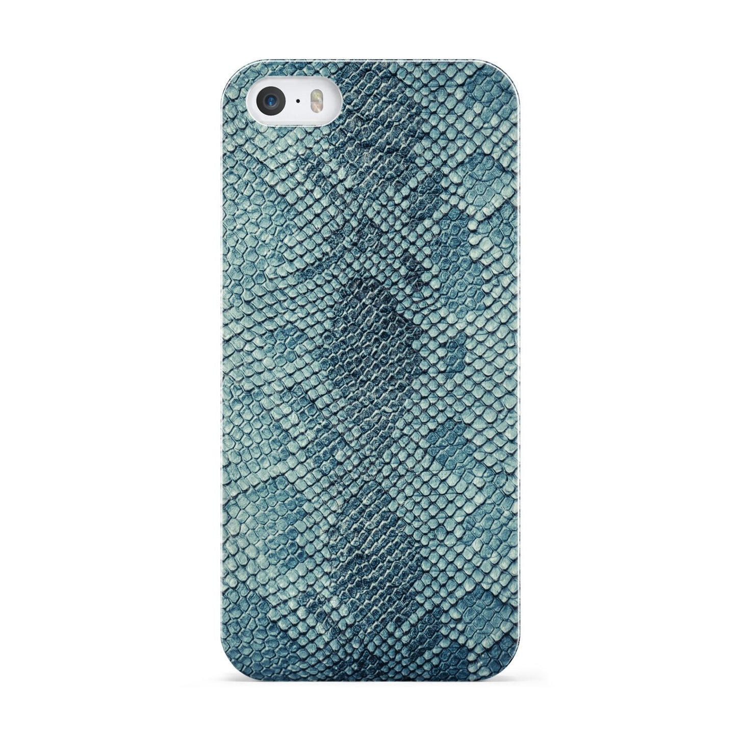 Teal Snakeskin Apple iPhone 5 Case