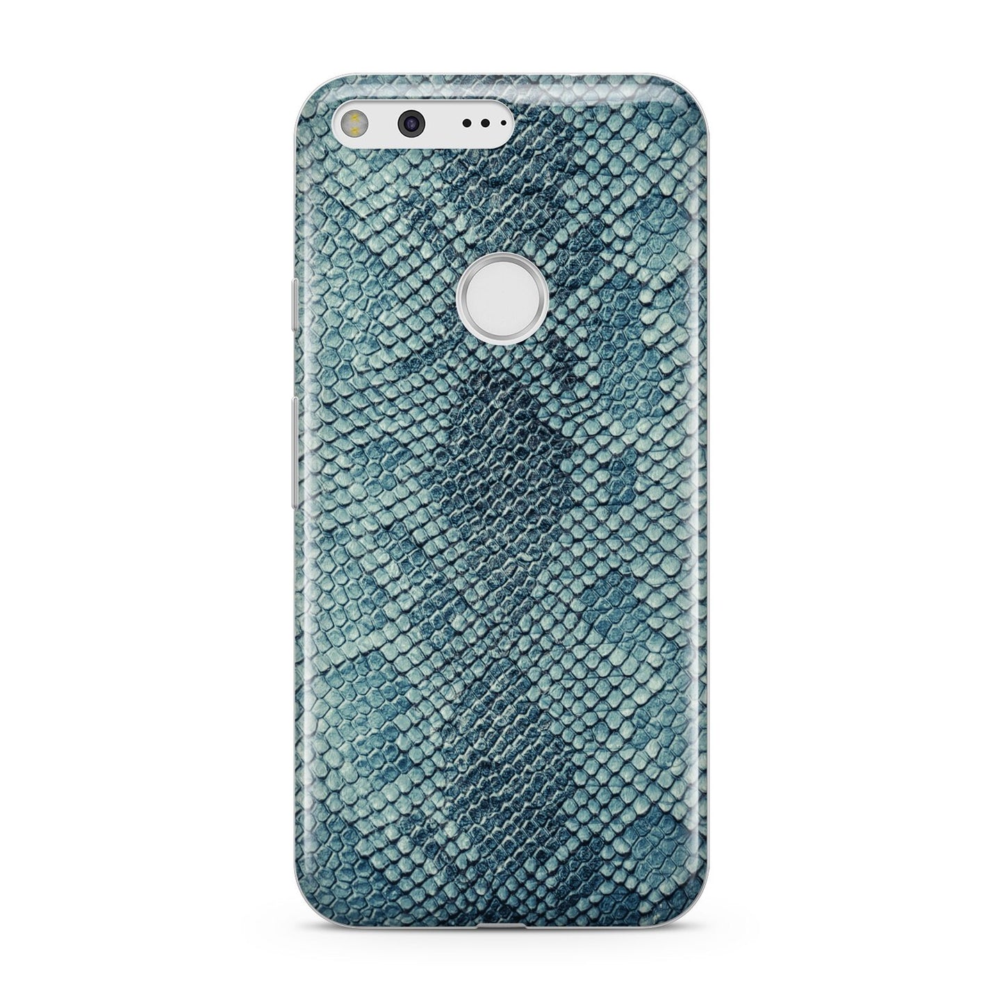 Teal Snakeskin Google Pixel Case