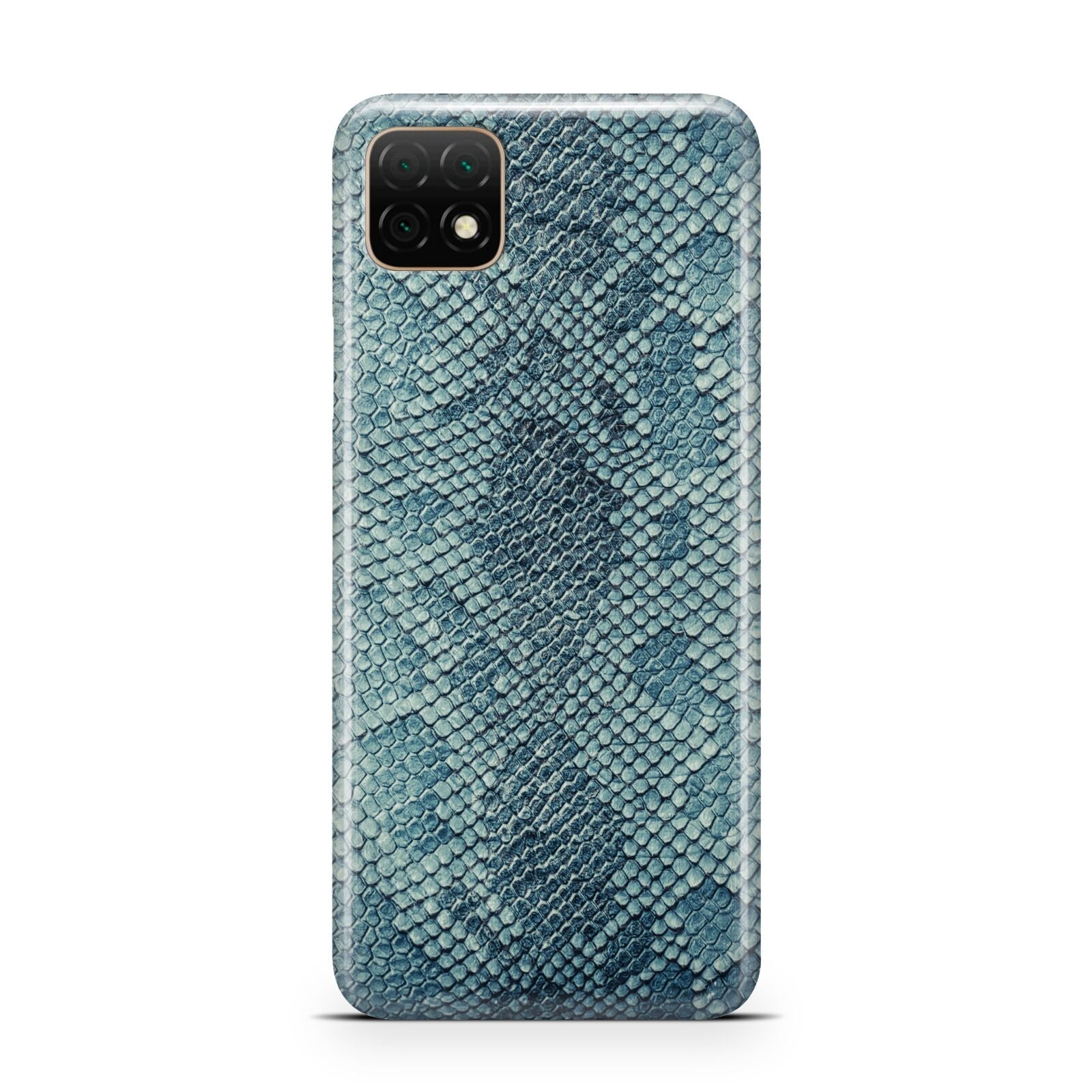 Teal Snakeskin Huawei Enjoy 20 Phone Case