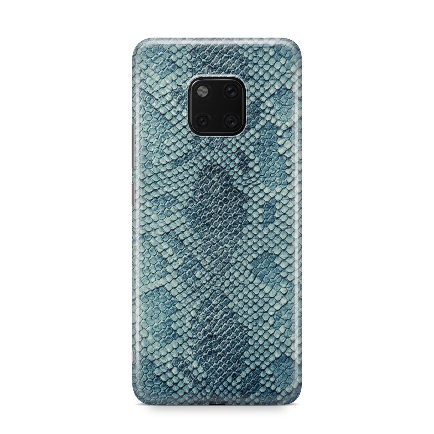 Teal Snakeskin Huawei Mate 20 Pro Phone Case