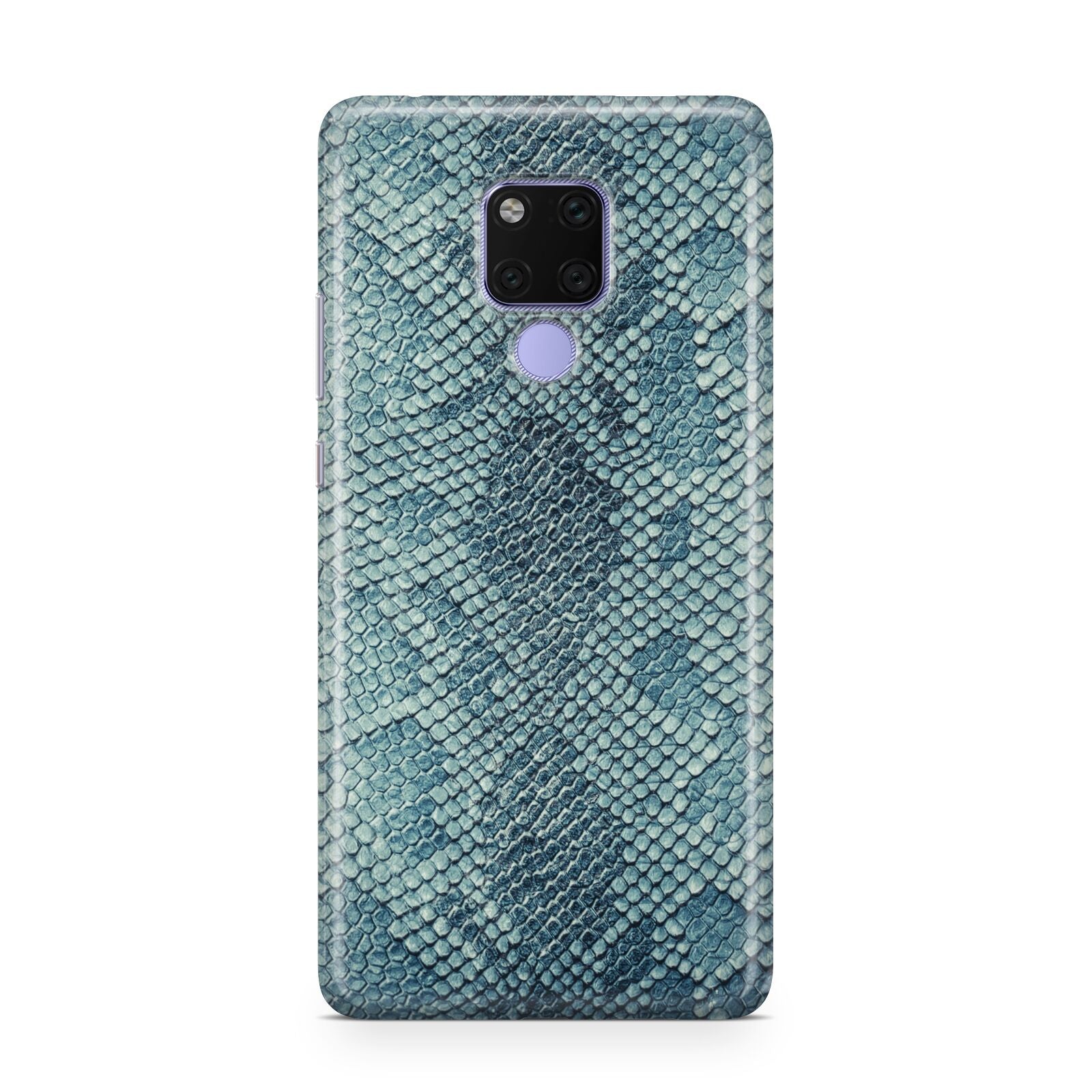 Teal Snakeskin Huawei Mate 20X Phone Case