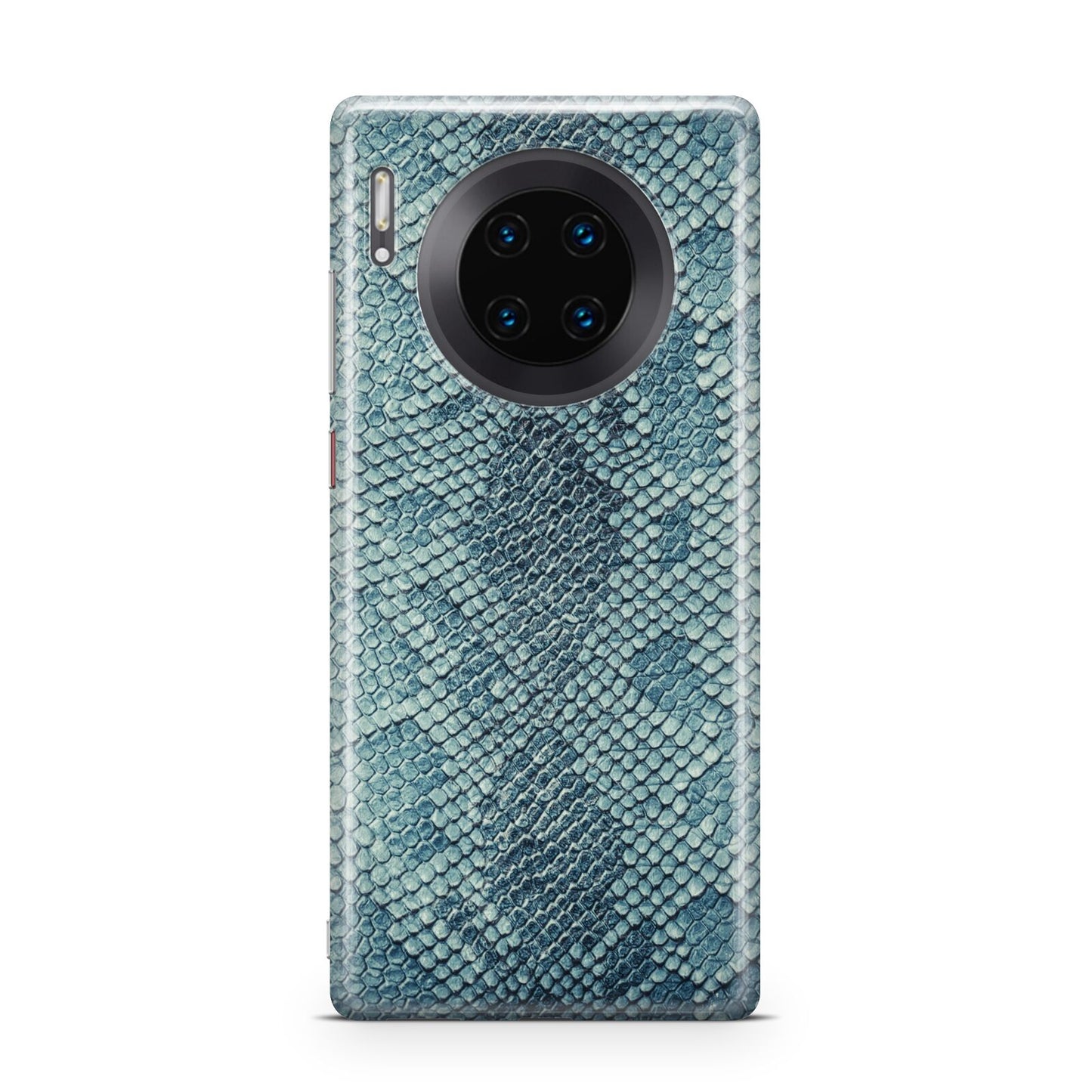 Teal Snakeskin Huawei Mate 30 Pro Phone Case