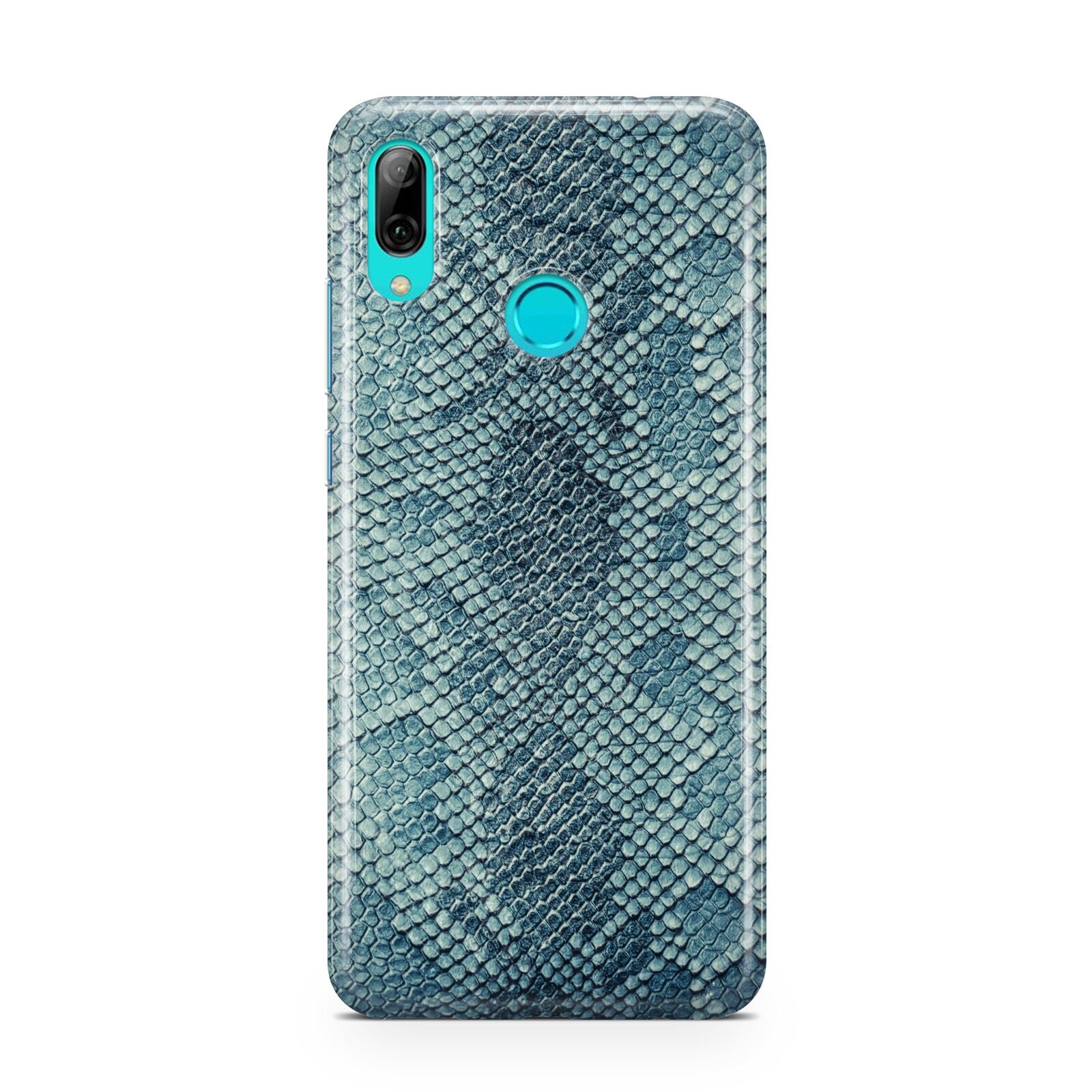 Teal Snakeskin Huawei P Smart 2019 Case