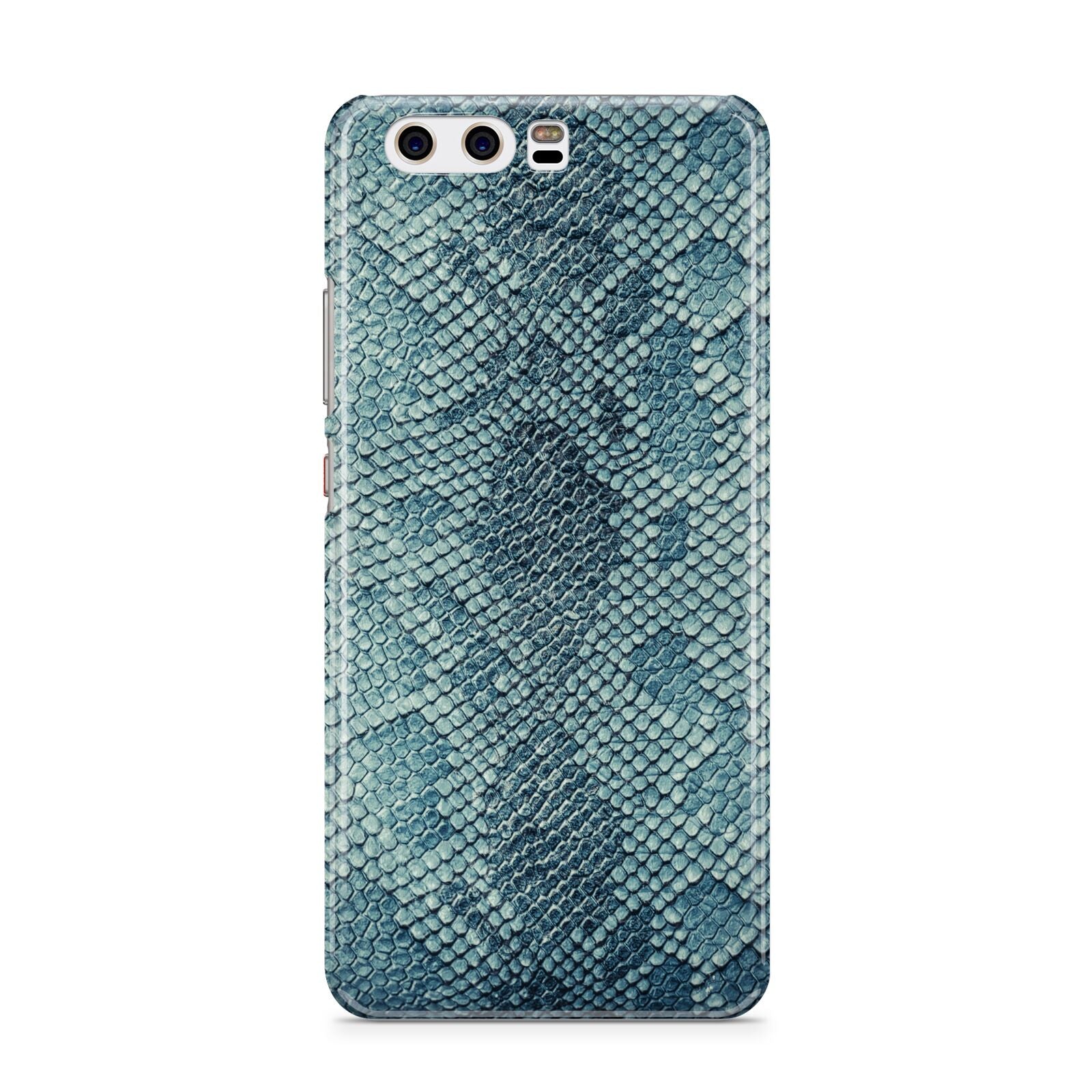 Teal Snakeskin Huawei P10 Phone Case