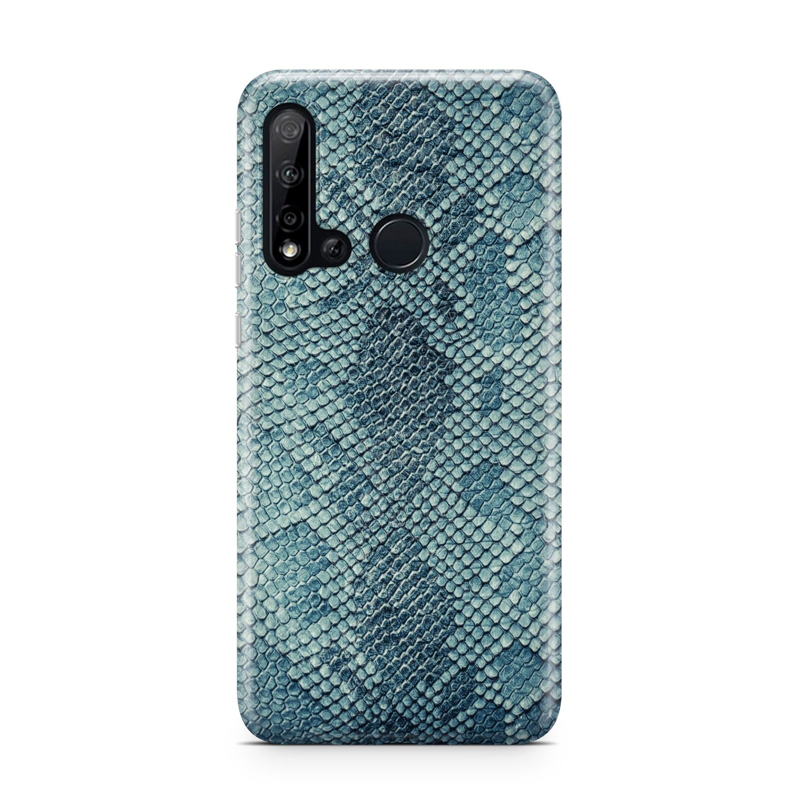 Teal Snakeskin Huawei P20 Lite 5G Phone Case