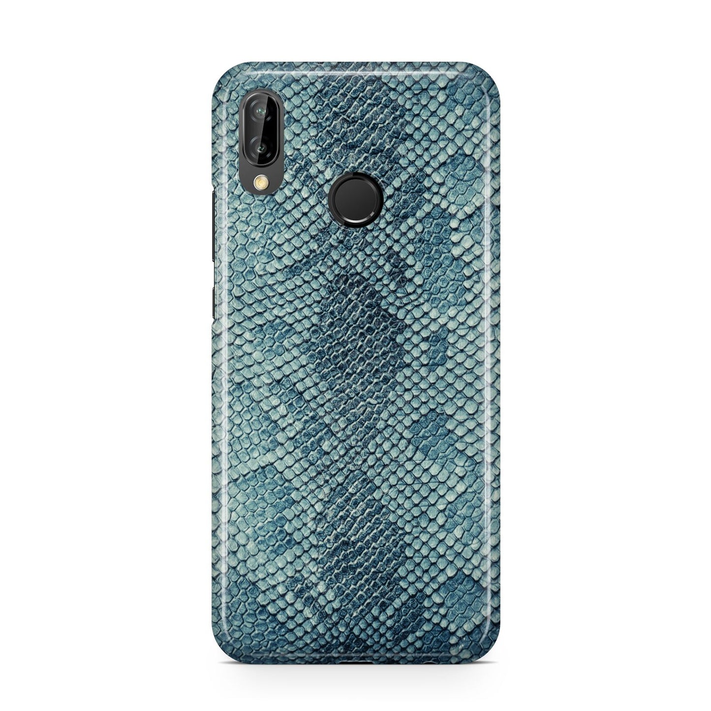 Teal Snakeskin Huawei P20 Lite Phone Case