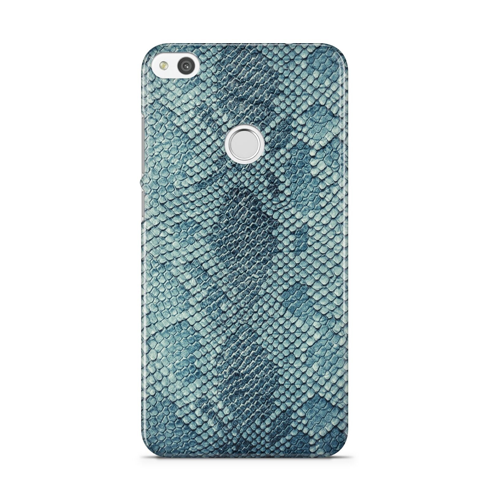 Teal Snakeskin Huawei P8 Lite Case