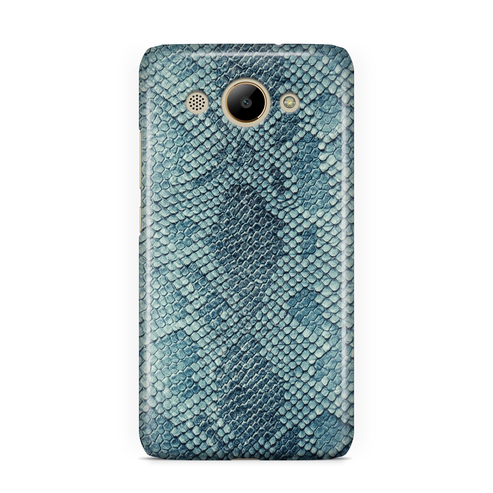 Teal Snakeskin Huawei Y3 2017