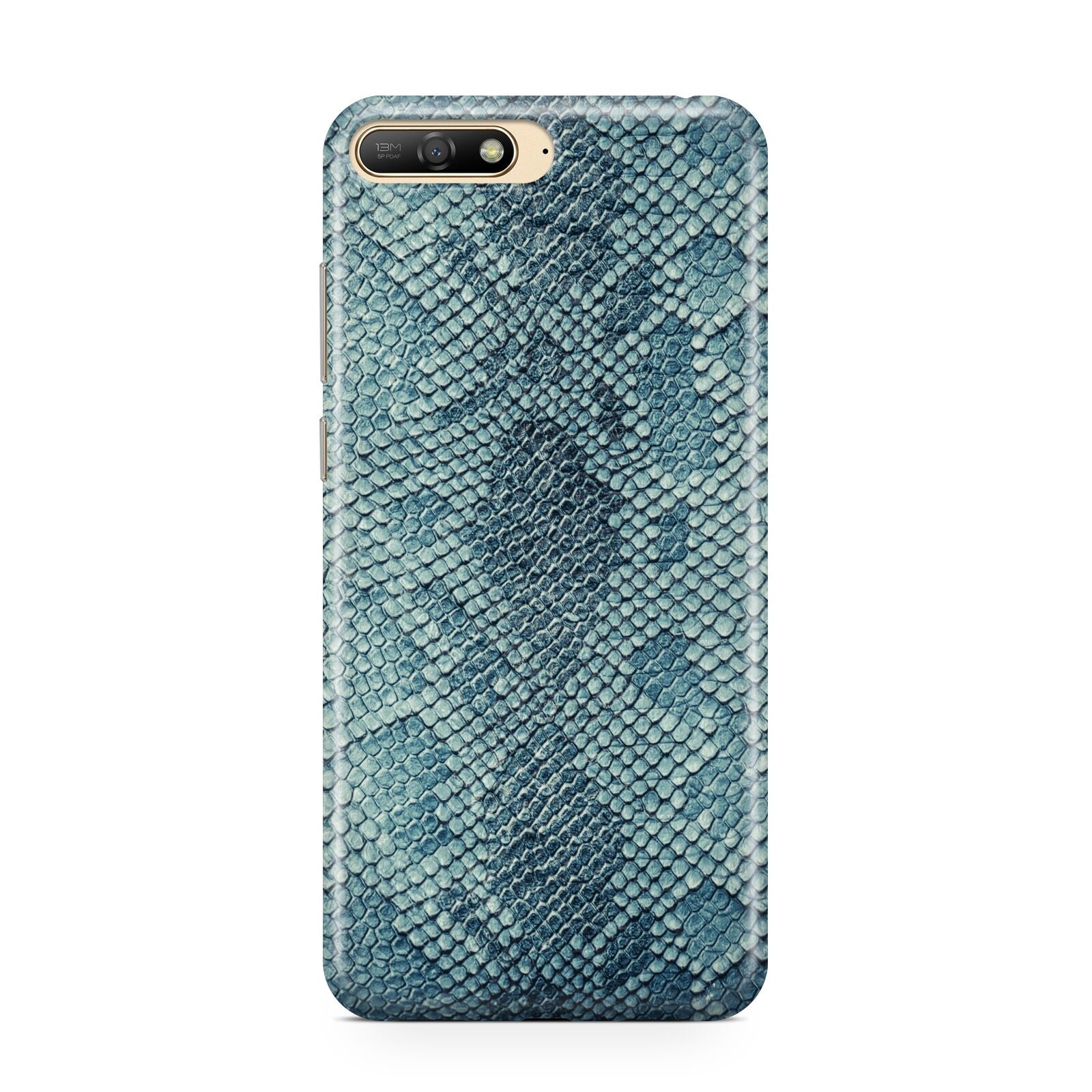 Teal Snakeskin Huawei Y6 2018