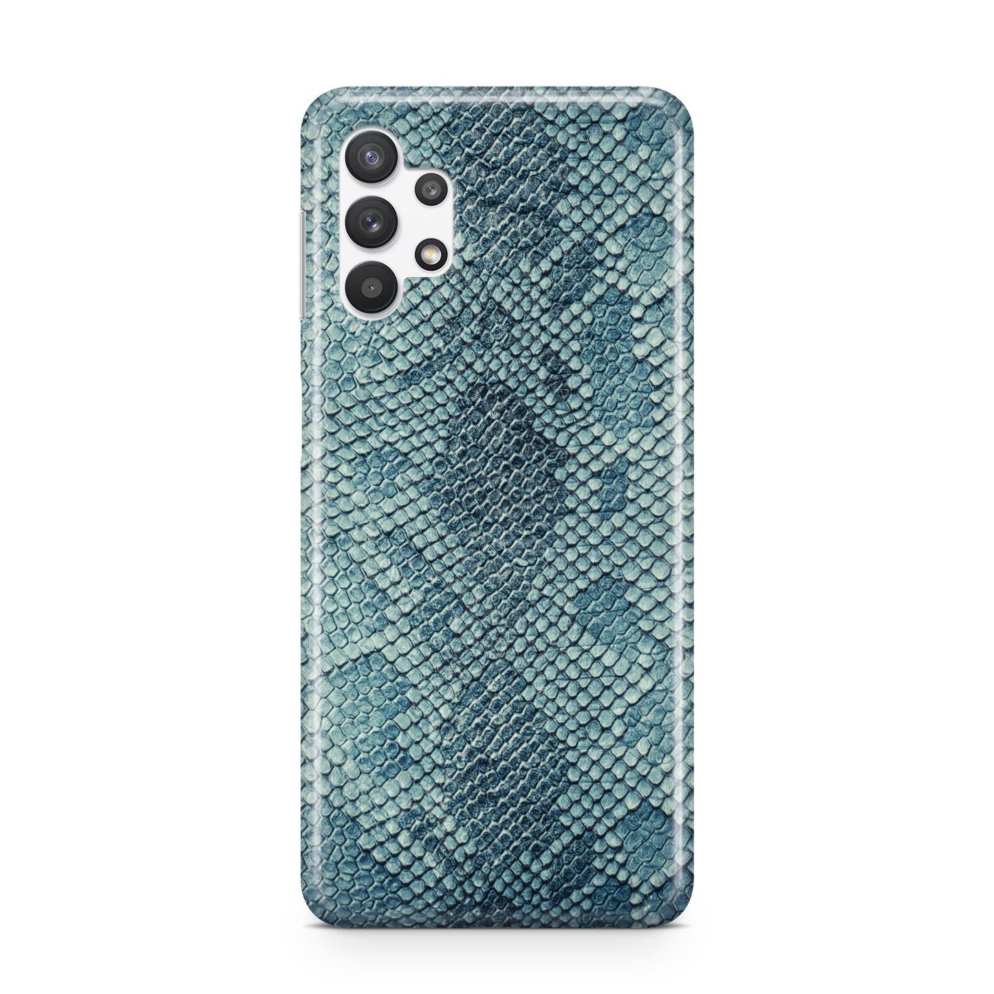 Teal Snakeskin Samsung A32 5G Case