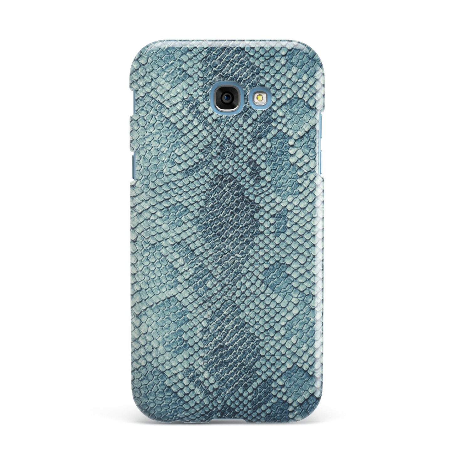 Teal Snakeskin Samsung Galaxy A7 2017 Case