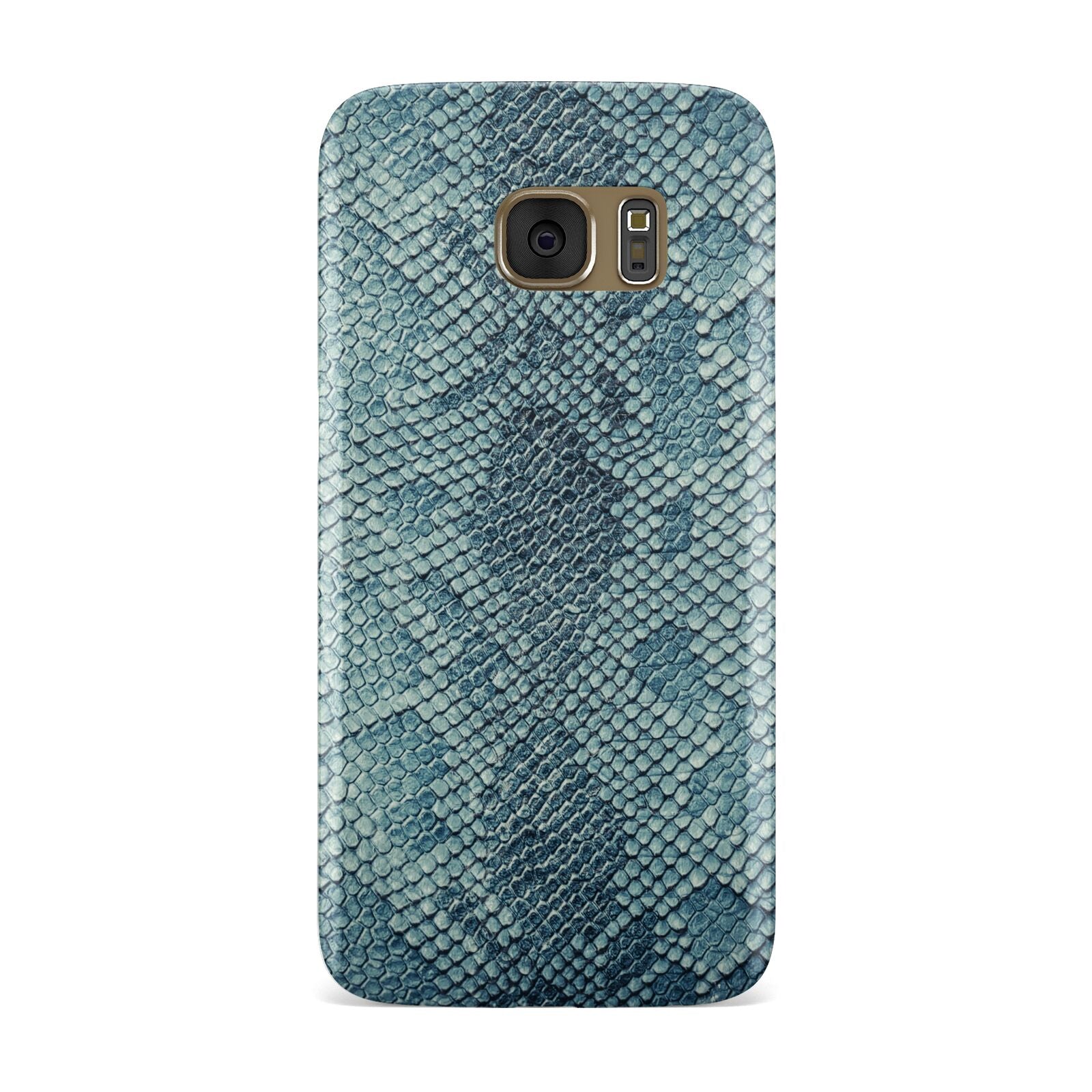 Teal Snakeskin Samsung Galaxy Case