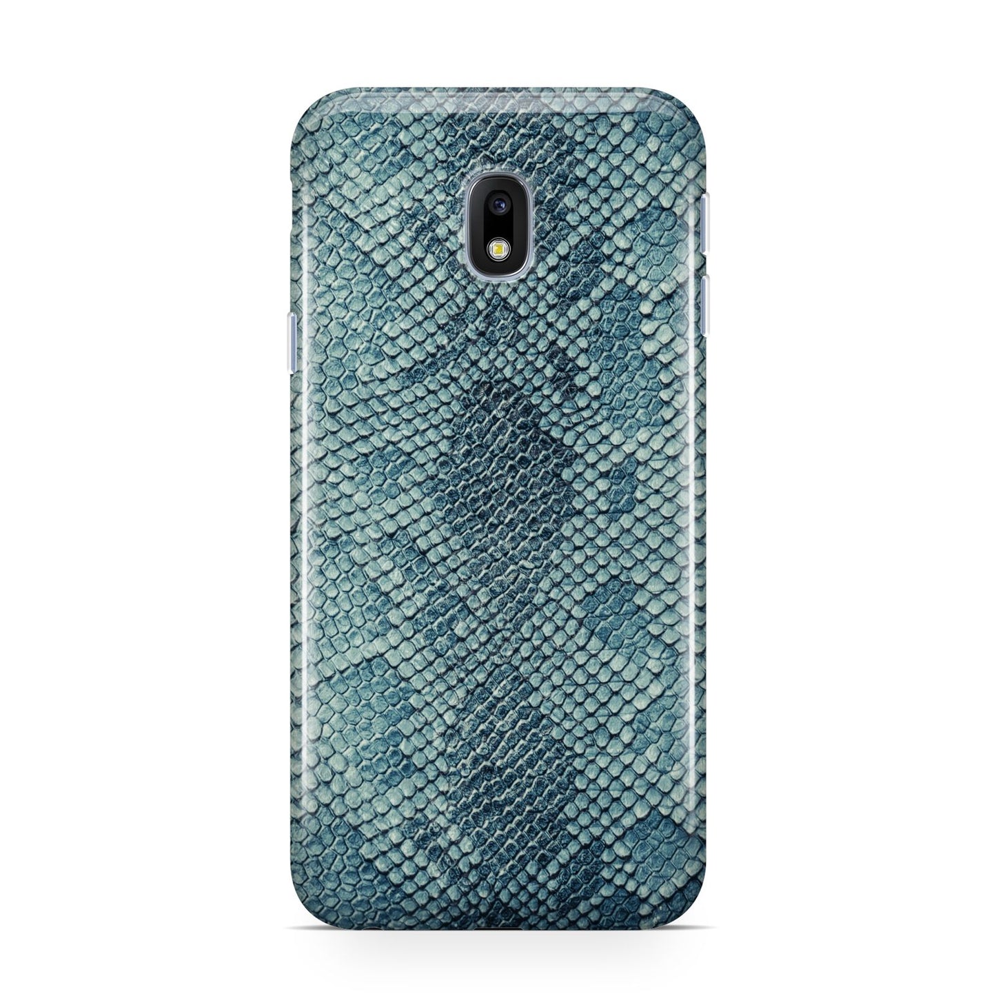 Teal Snakeskin Samsung Galaxy J3 2017 Case