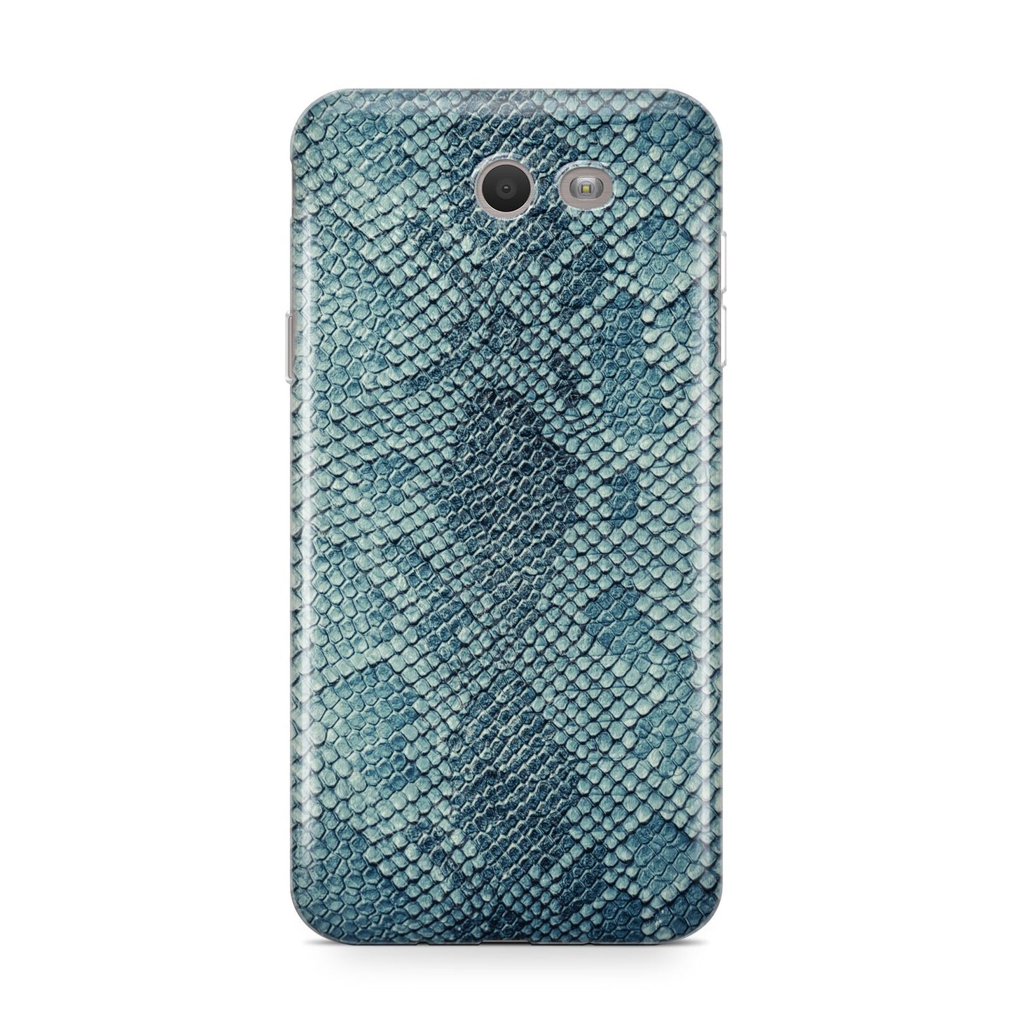 Teal Snakeskin Samsung Galaxy J7 2017 Case