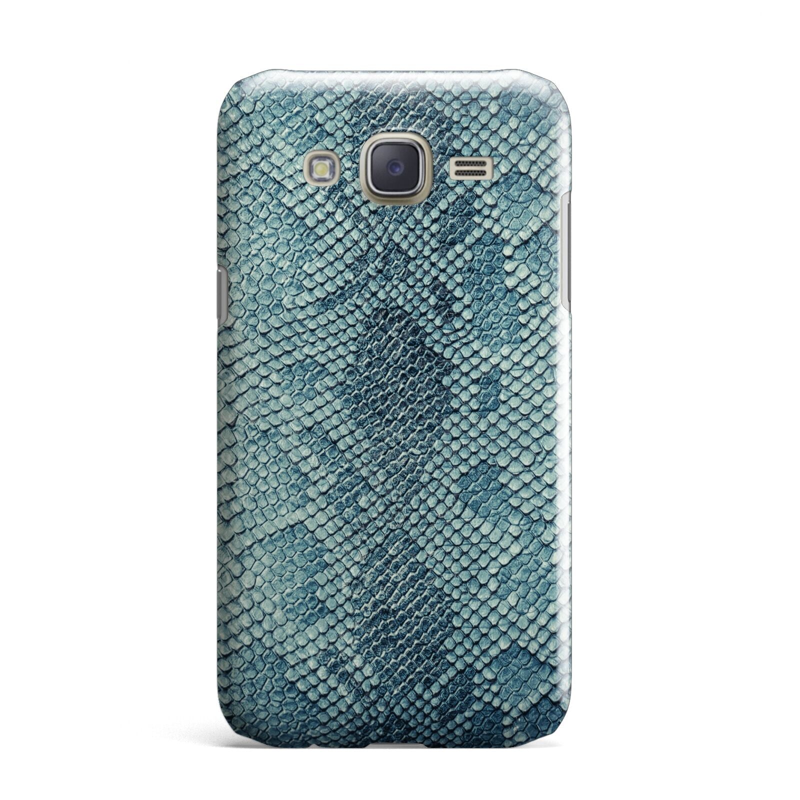 Teal Snakeskin Samsung Galaxy J7 Case