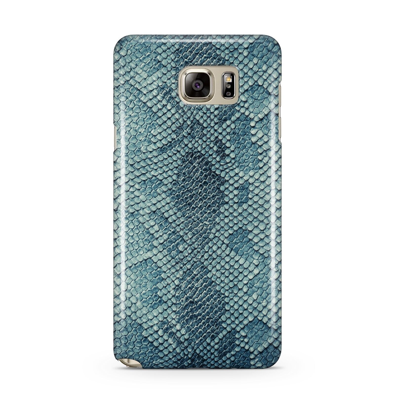 Teal Snakeskin Samsung Galaxy Note 5 Case