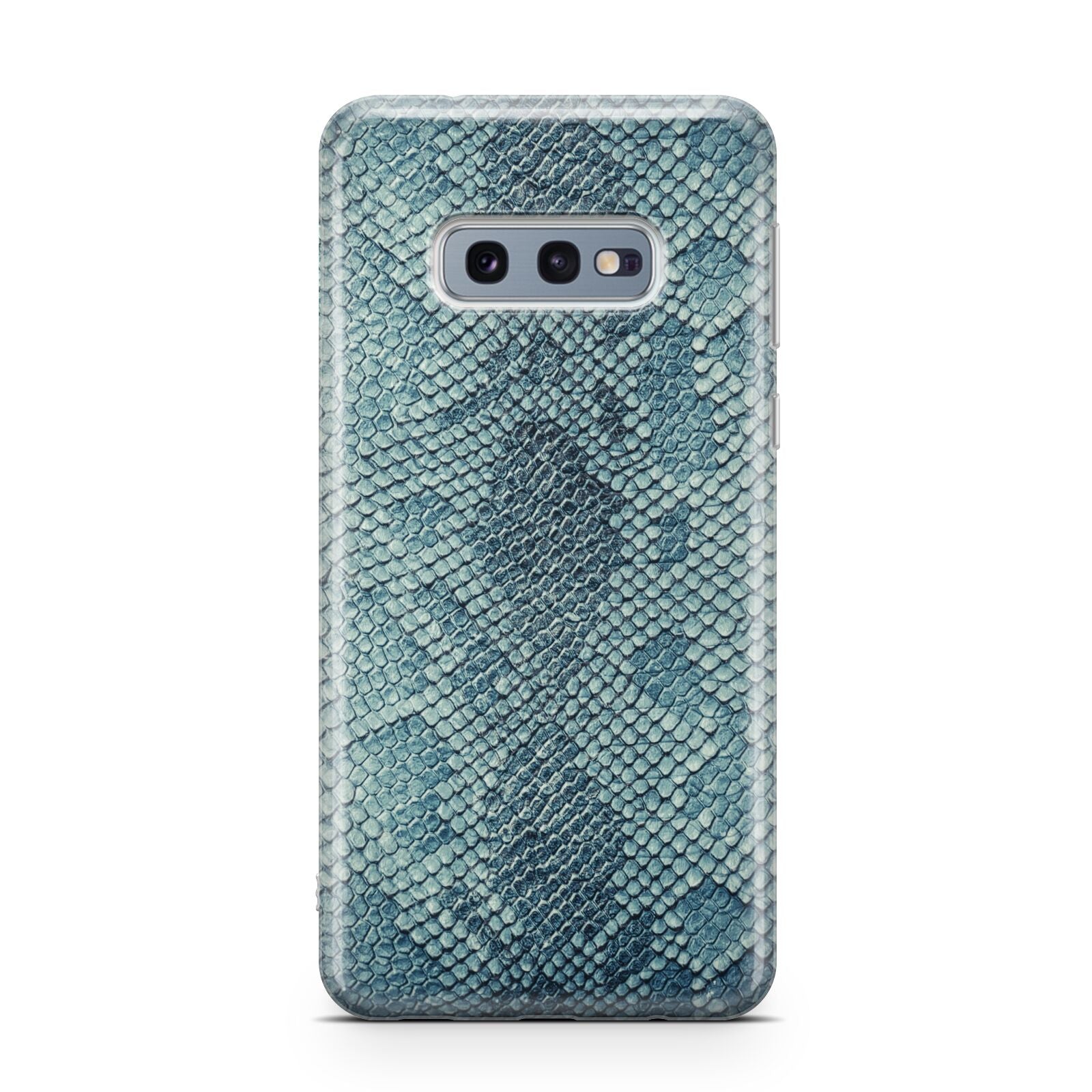 Teal Snakeskin Samsung Galaxy S10E Case