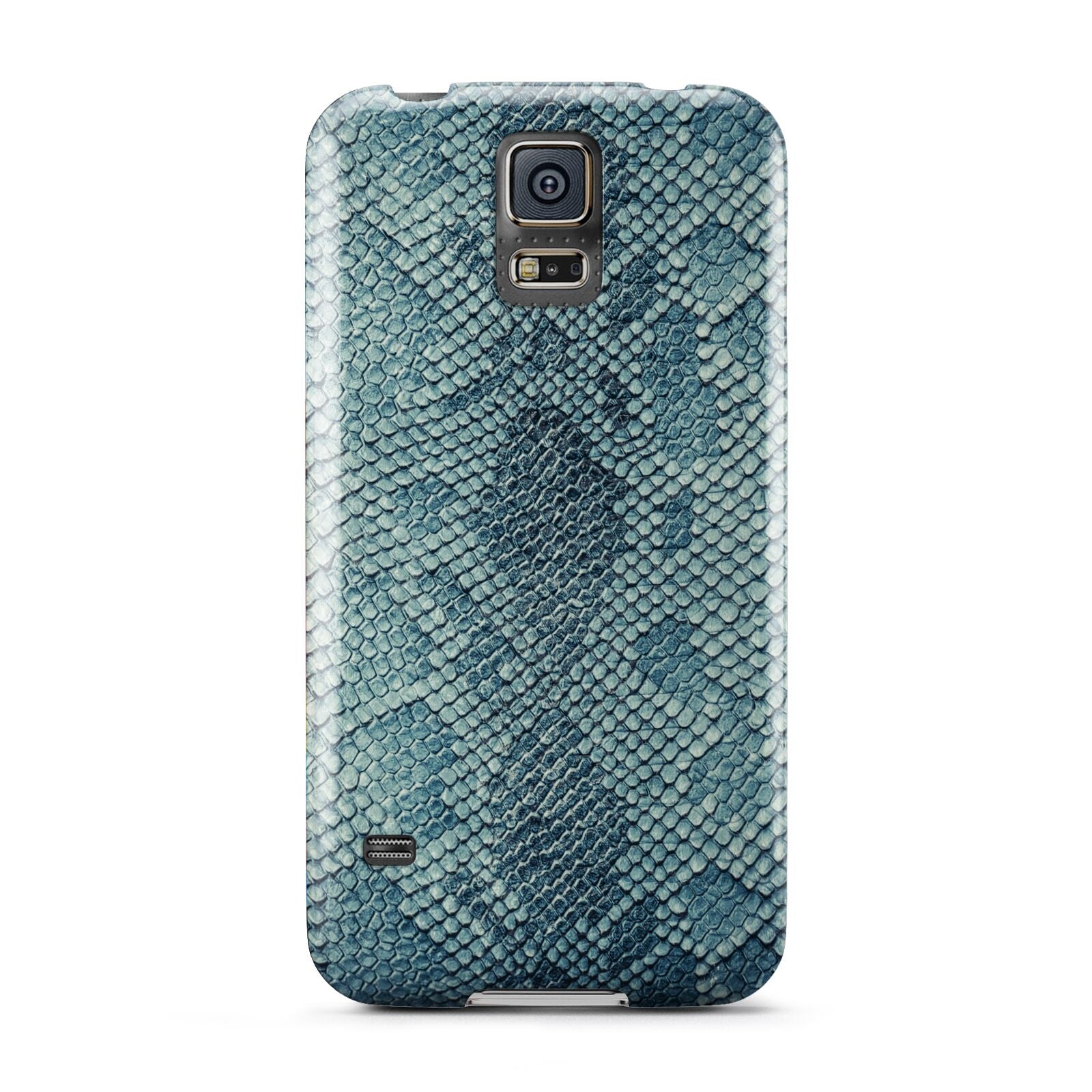 Teal Snakeskin Samsung Galaxy S5 Case