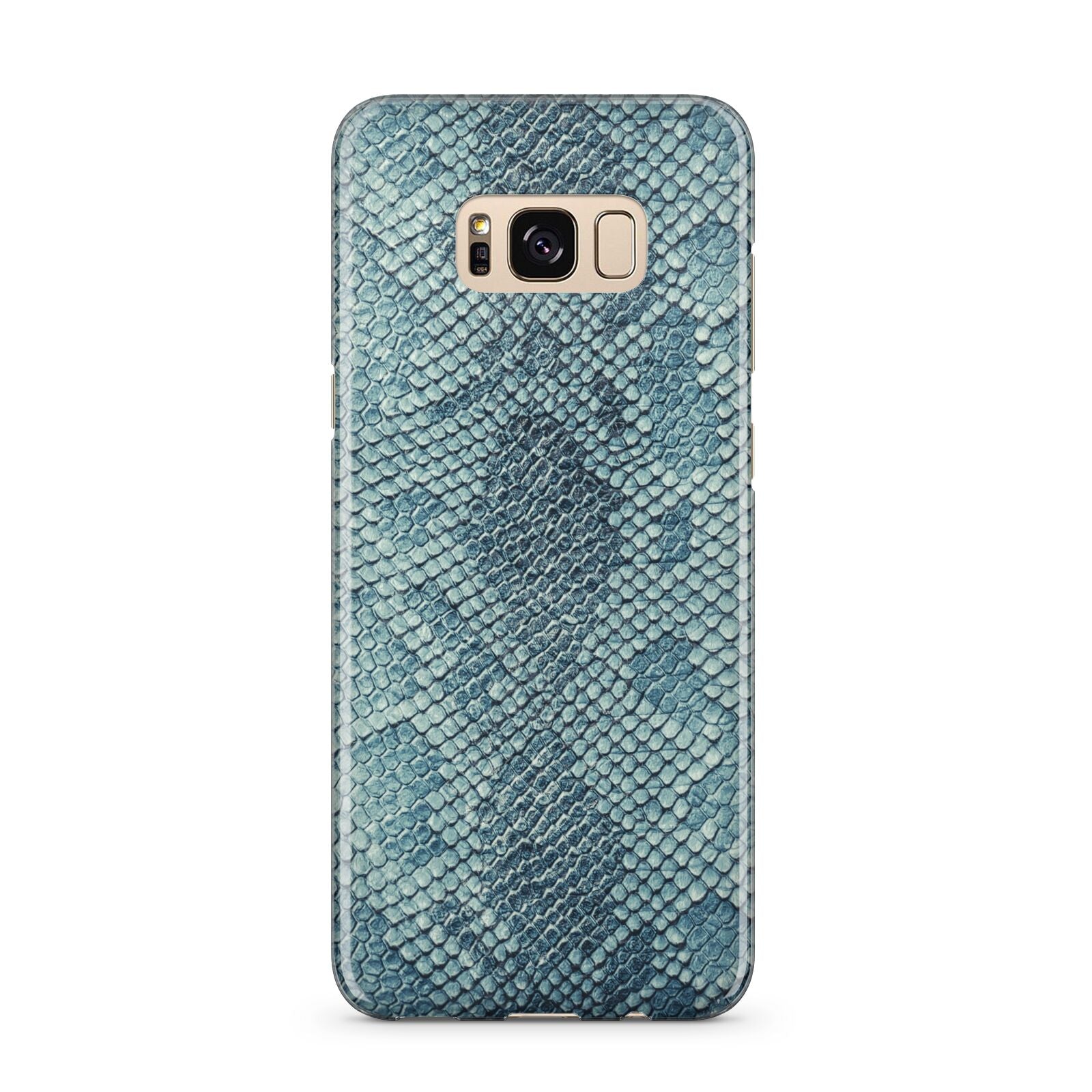 Teal Snakeskin Samsung Galaxy S8 Plus Case