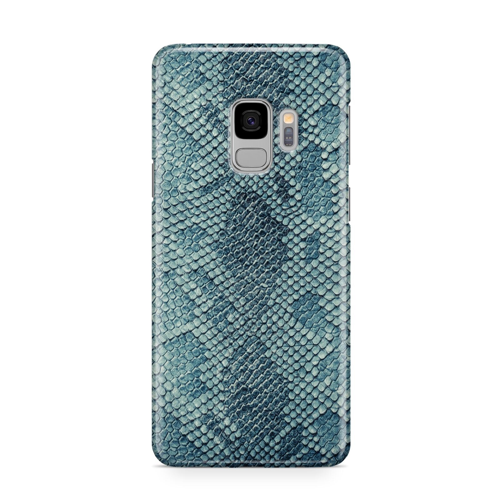 Teal Snakeskin Samsung Galaxy S9 Case