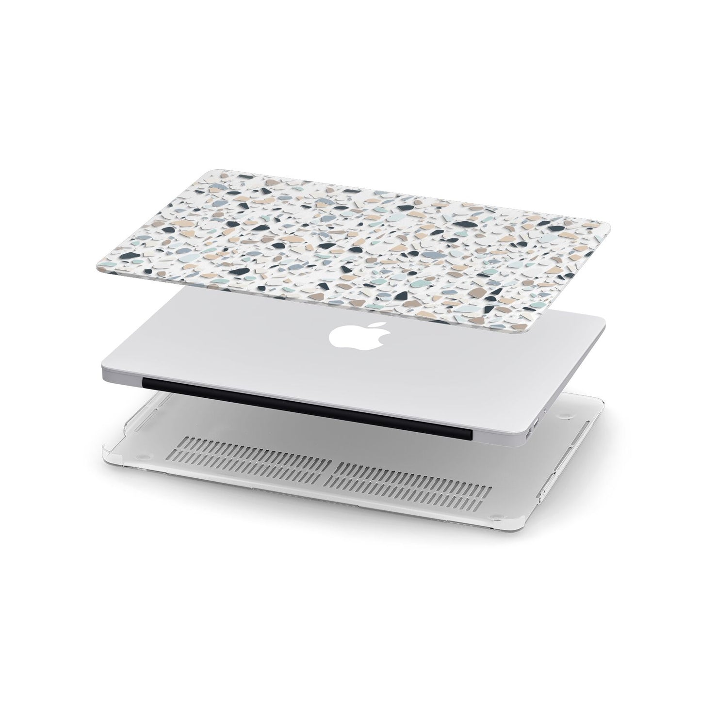 Terrazzo Pattern Apple MacBook Case in Detail