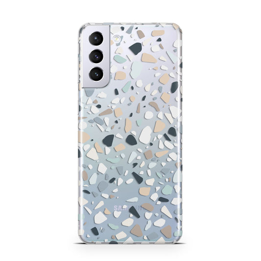 Terrazzo Pattern Samsung S21 Plus Phone Case