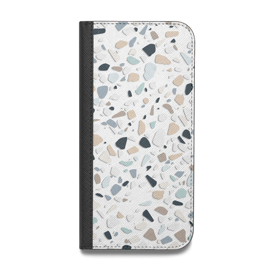 Terrazzo Pattern Vegan Leather Flip iPhone Case