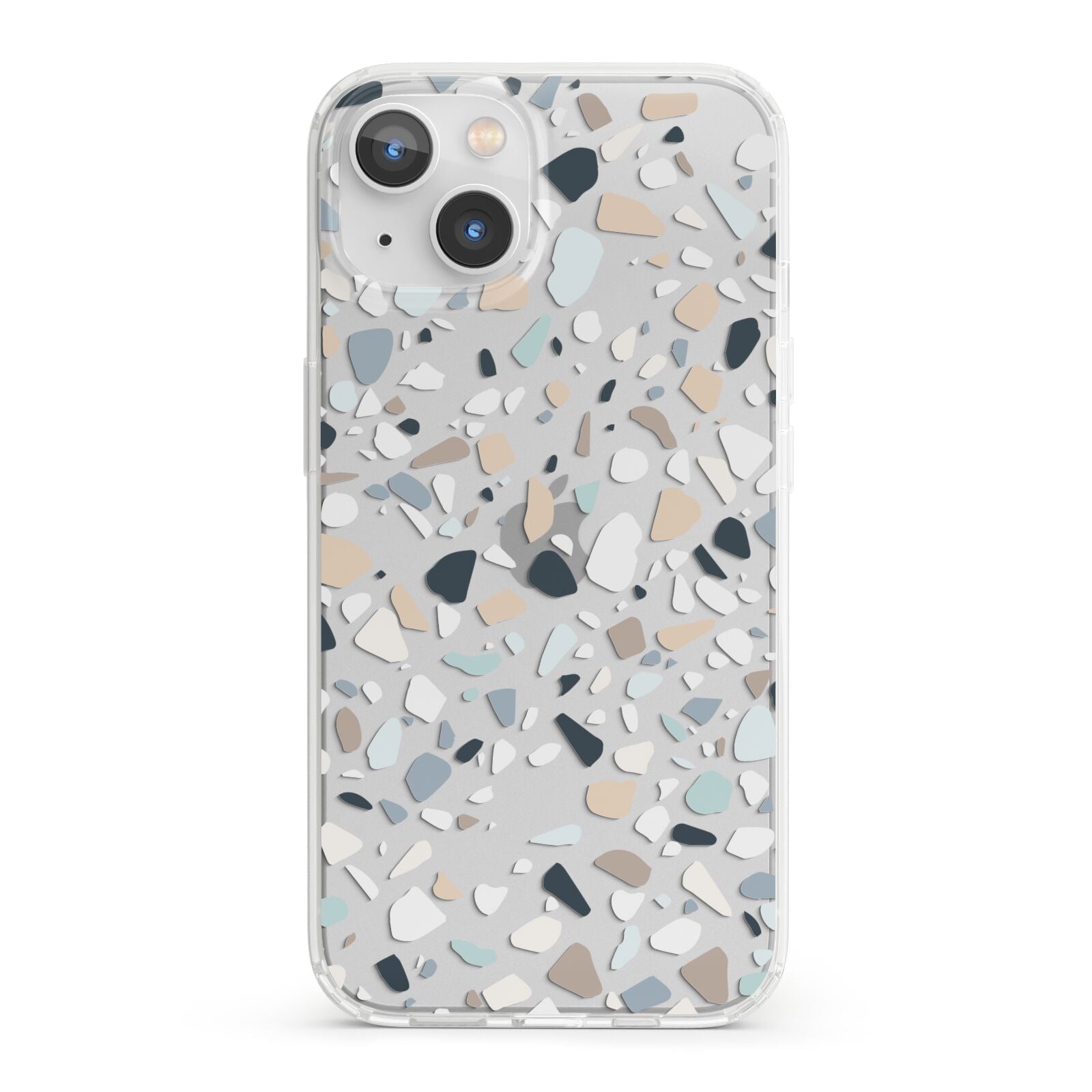 Terrazzo Pattern iPhone 13 Clear Bumper Case