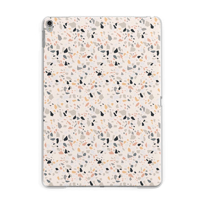 Terrazzo Stone Apple iPad Silver Case