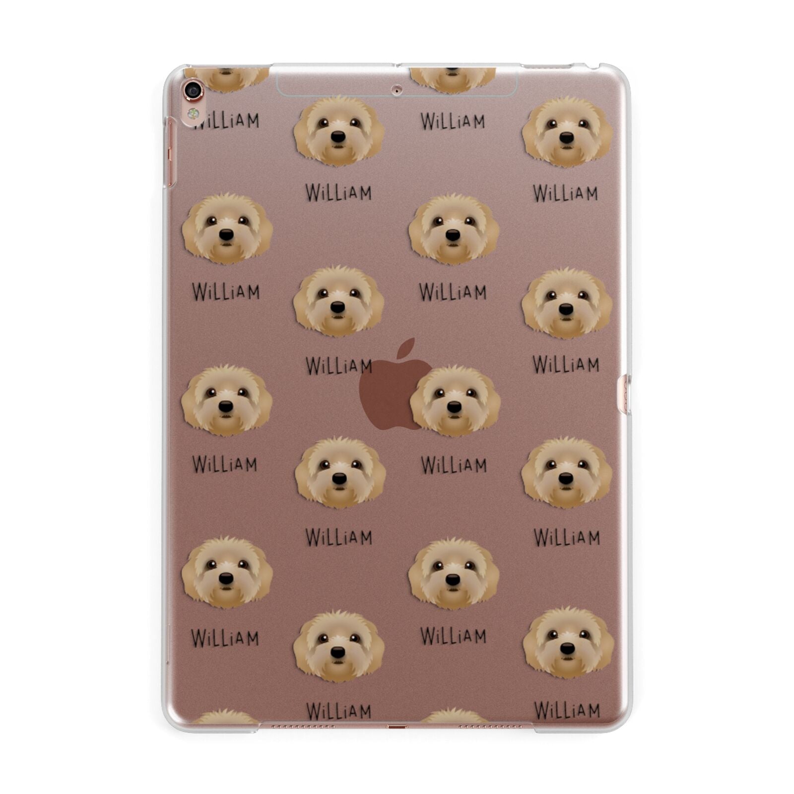 Terri Poo Icon with Name Apple iPad Rose Gold Case