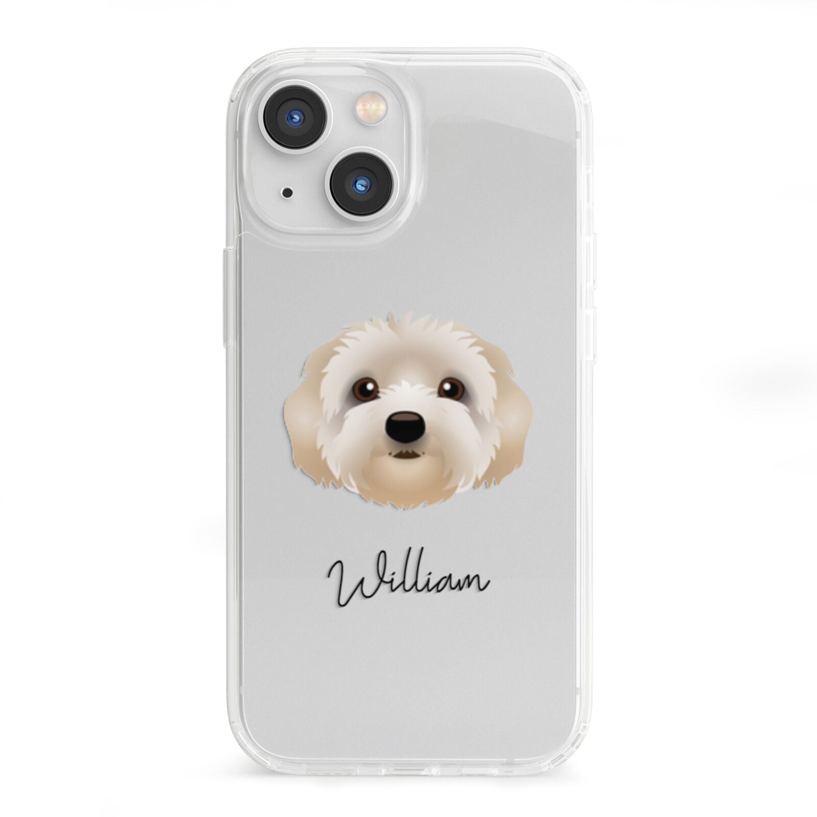 Terri Poo Personalised iPhone 13 Mini Clear Bumper Case