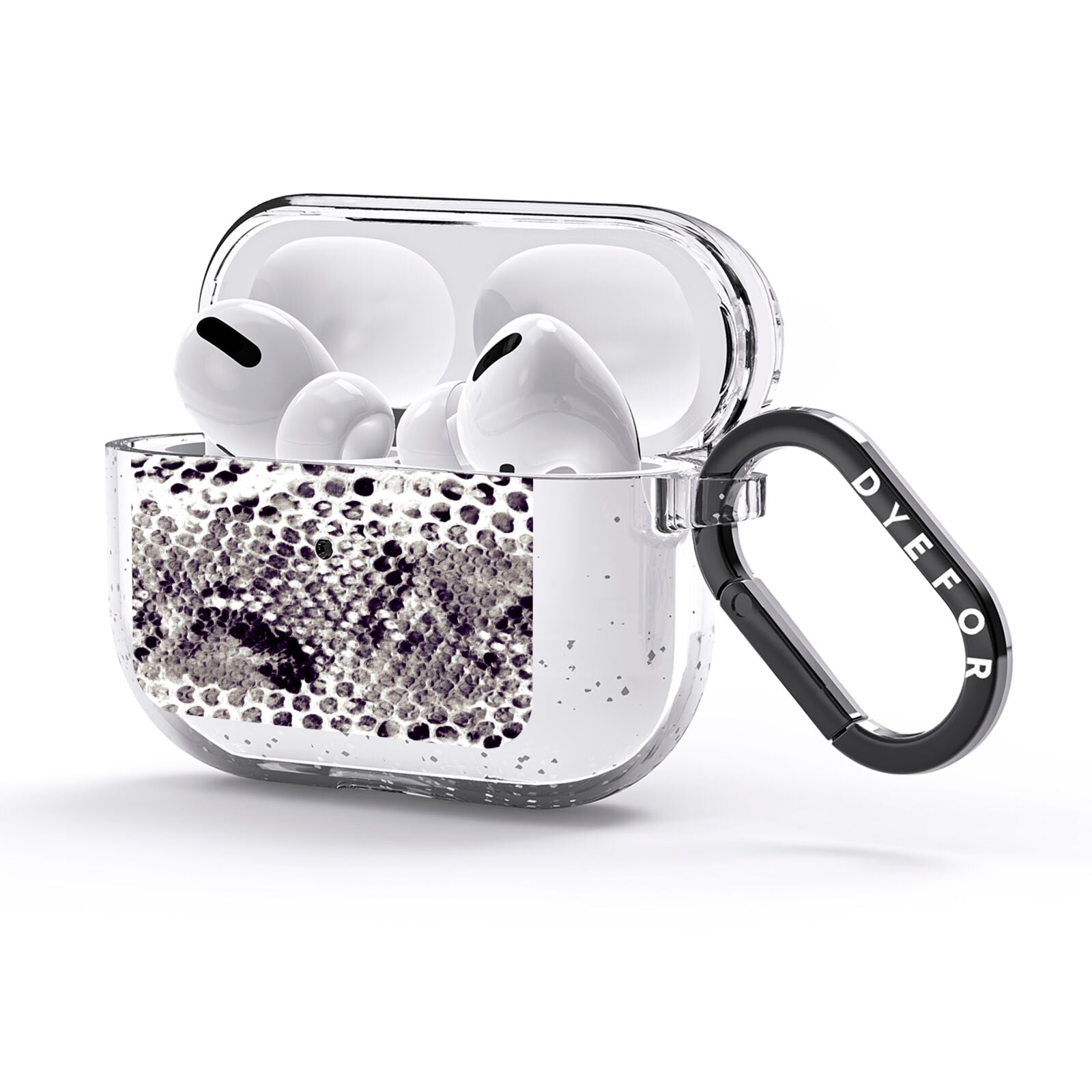 Textured Snakeskin AirPods Glitter Case 3rd Gen Side Image