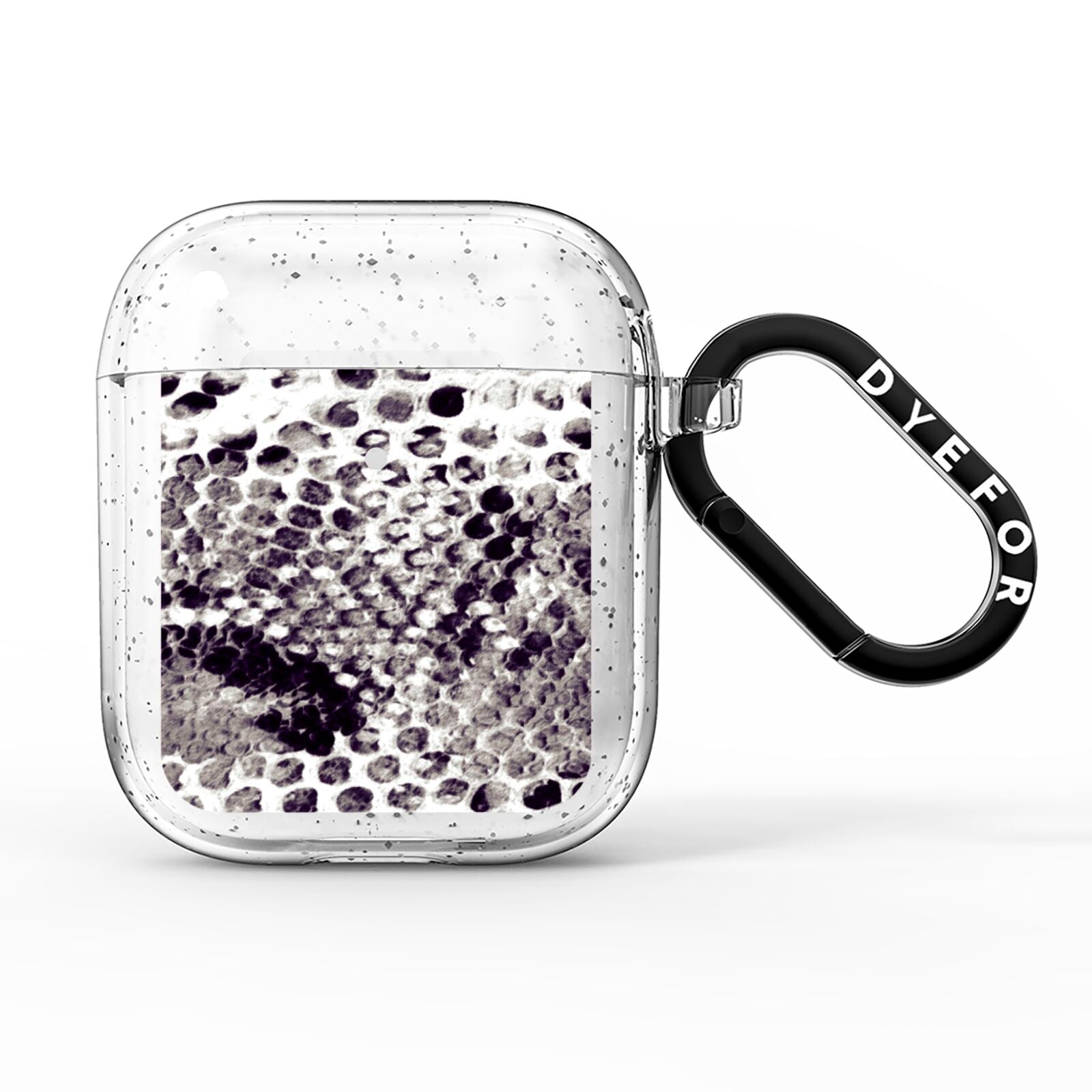 Textured Snakeskin AirPods Glitter Case