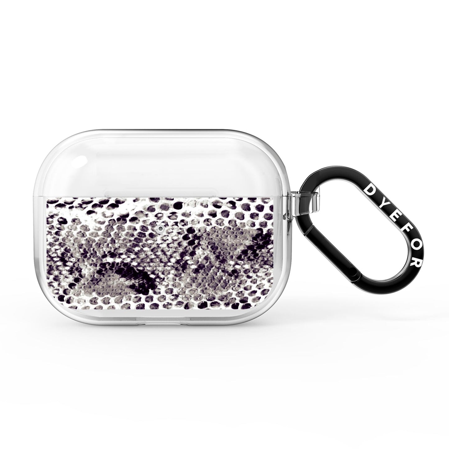 Textured Snakeskin AirPods Pro Clear Case