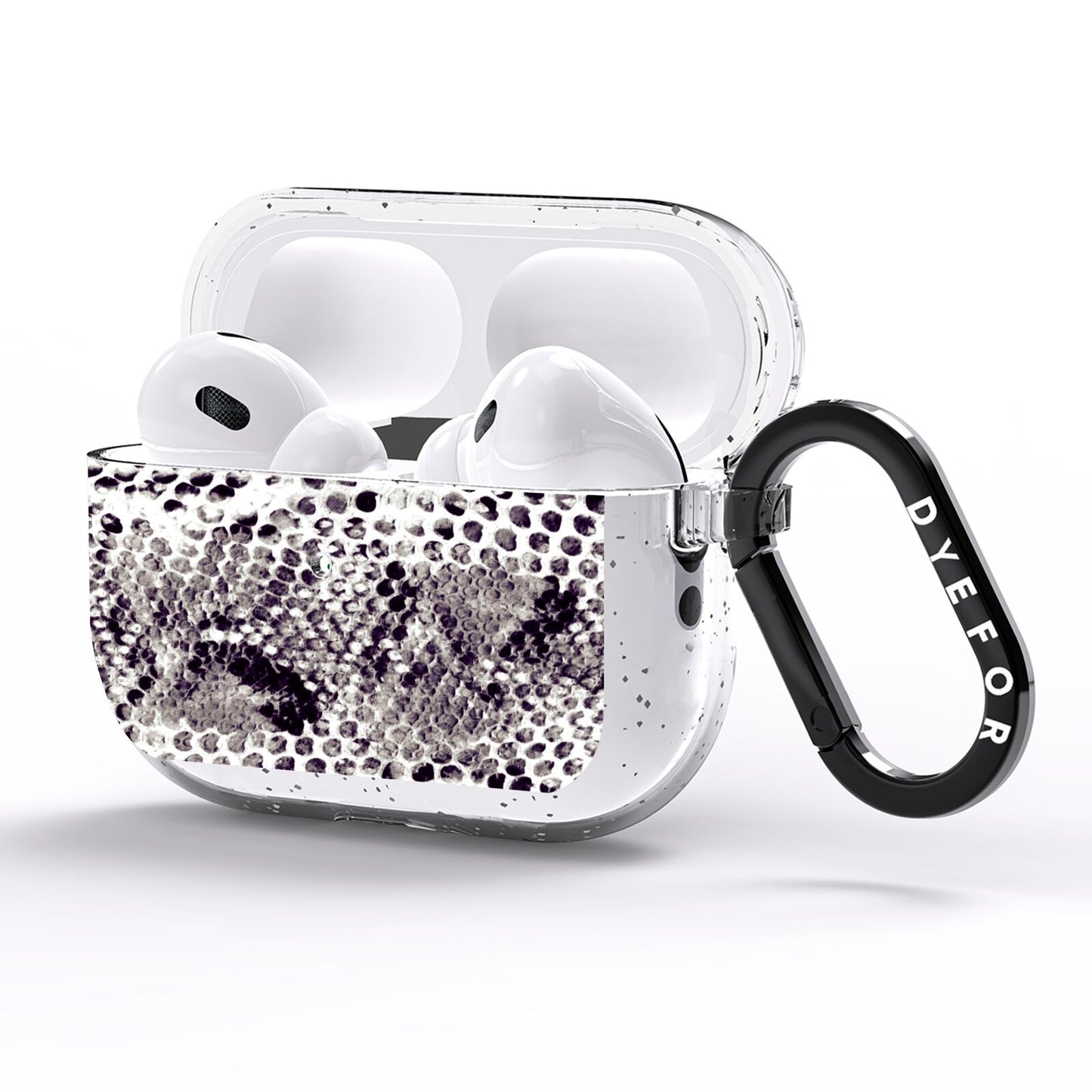 Textured Snakeskin AirPods Pro Glitter Case Side Image