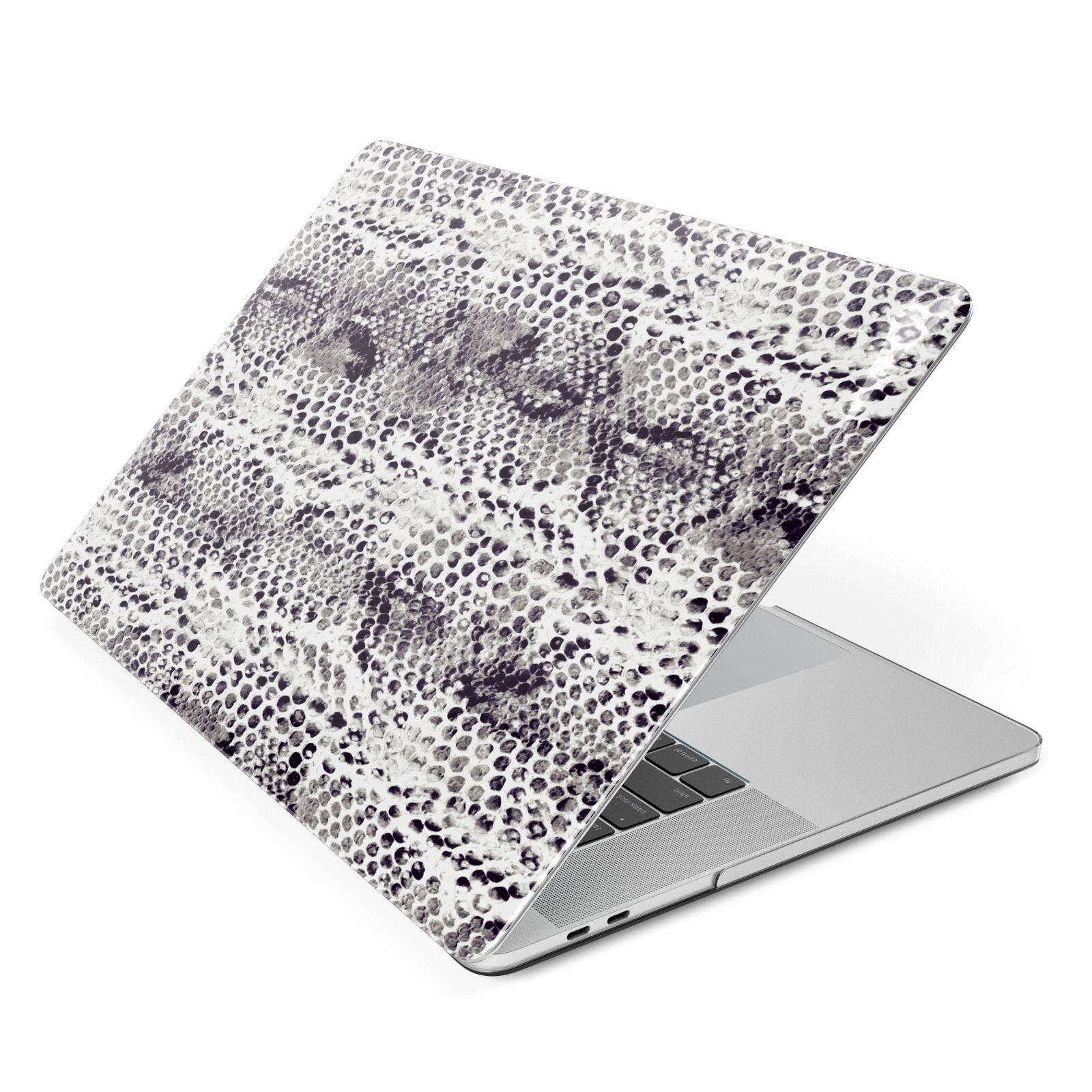 Textured Snakeskin Apple MacBook Case Side View