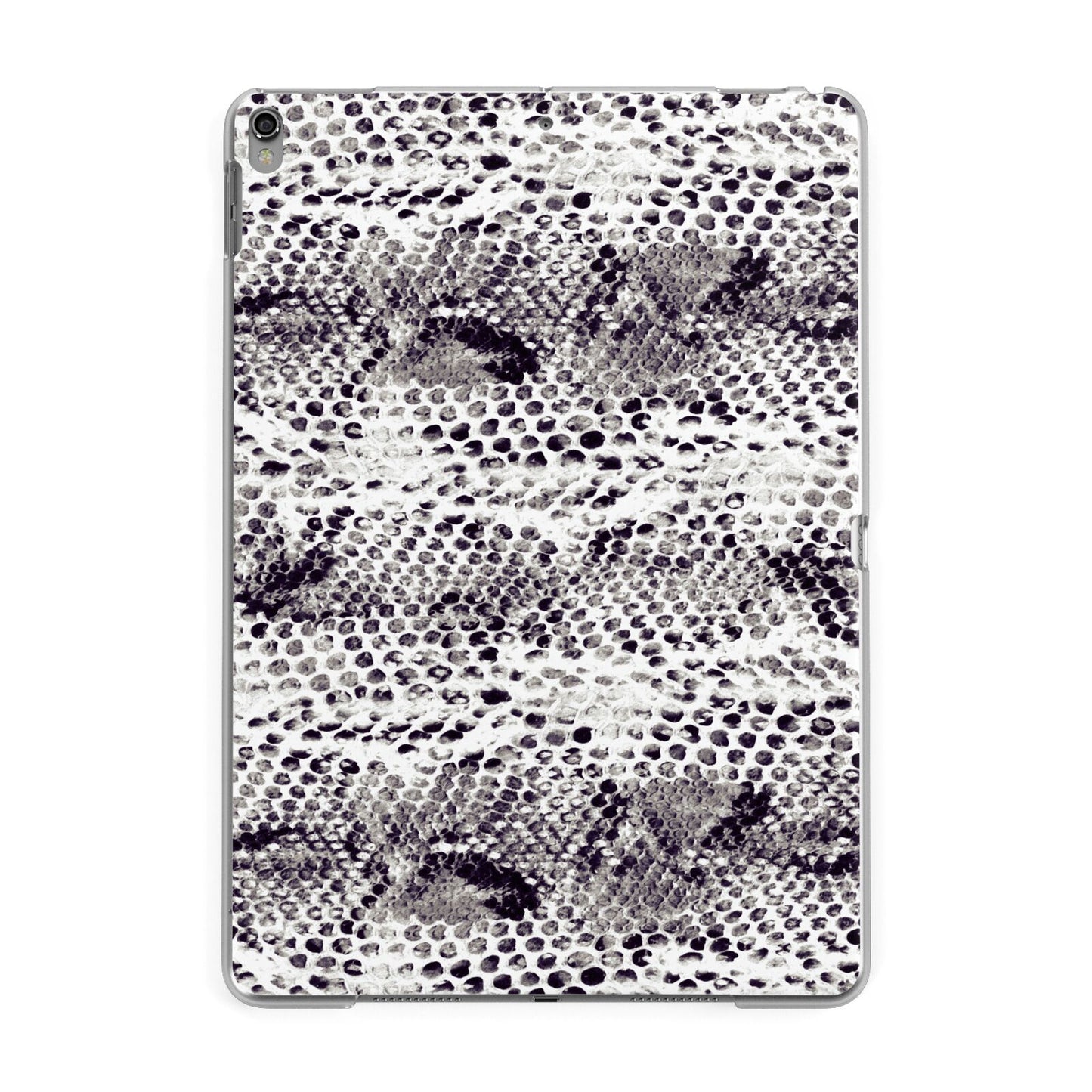 Textured Snakeskin Apple iPad Grey Case