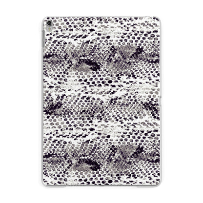 Textured Snakeskin Apple iPad Silver Case