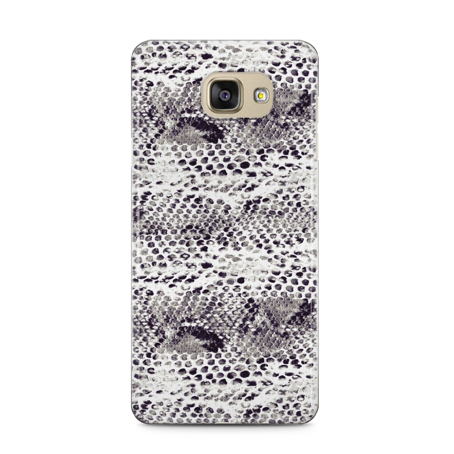 Textured Snakeskin Samsung Galaxy A5 2016 Case on gold phone