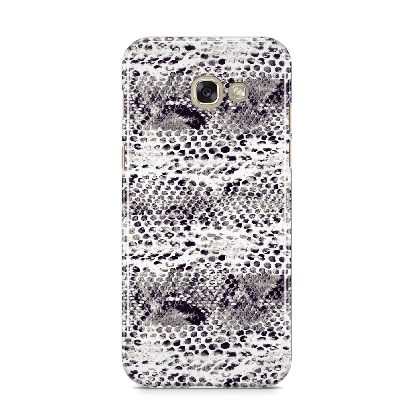 Textured Snakeskin Samsung Galaxy A5 2017 Case on gold phone