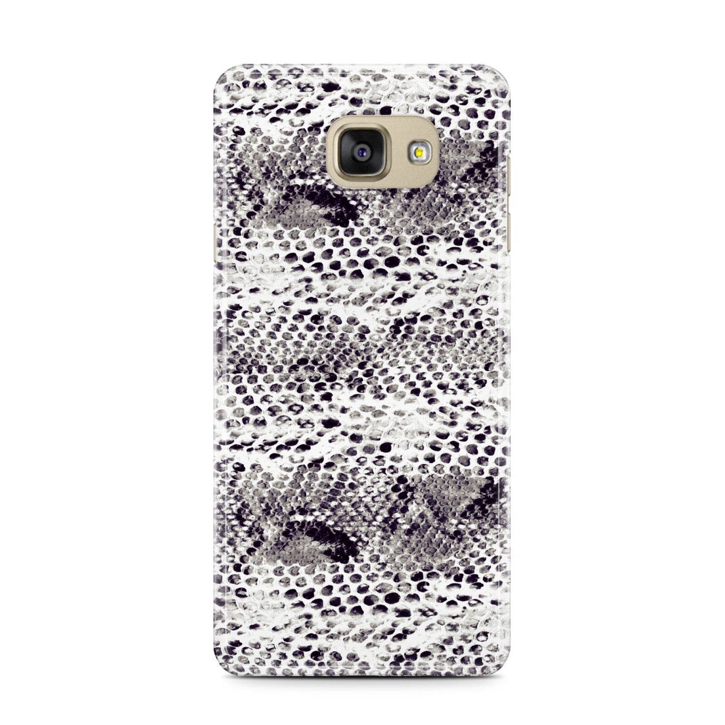 Textured Snakeskin Samsung Galaxy A7 2016 Case on gold phone