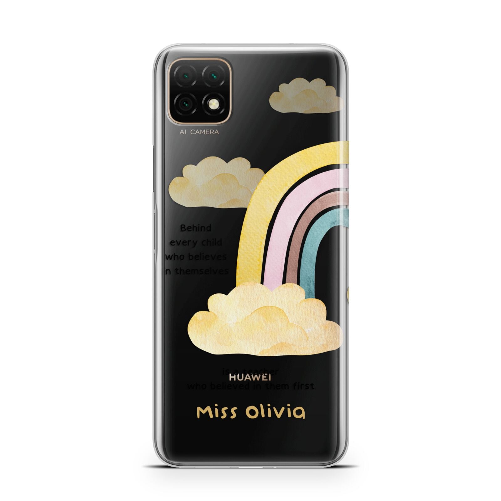 Thank You Teacher Personalised Huawei Enjoy 20 Phone Case