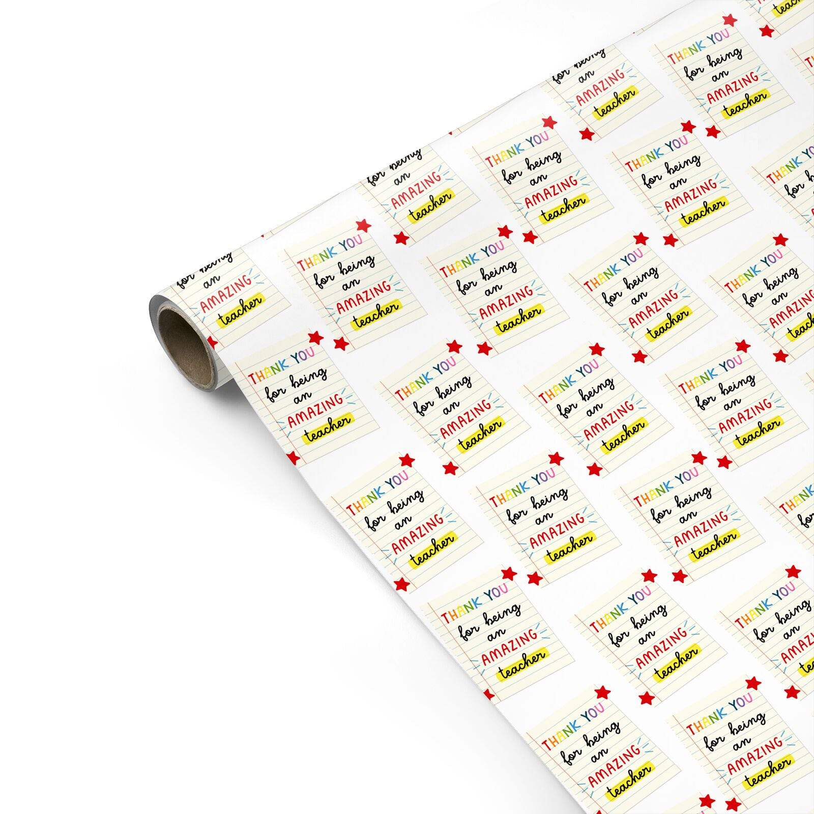 Thanks Teacher Personalised Gift Wrap