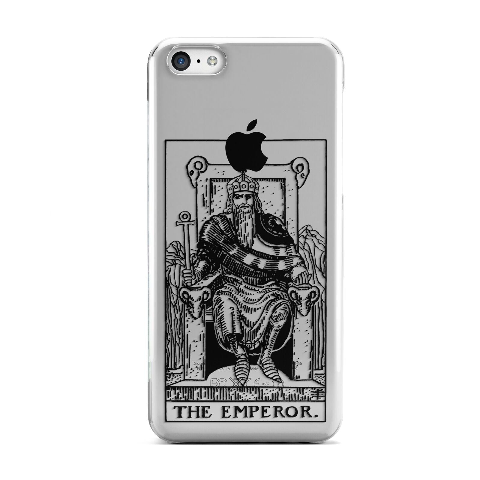 The Emperor Monochrome Tarot Card Apple iPhone 5c Case