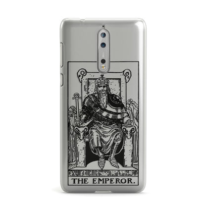 The Emperor Monochrome Tarot Card Nokia Case