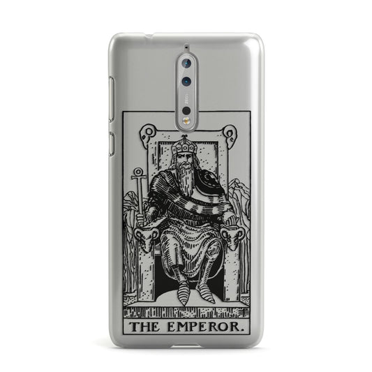 The Emperor Monochrome Tarot Card Nokia Case