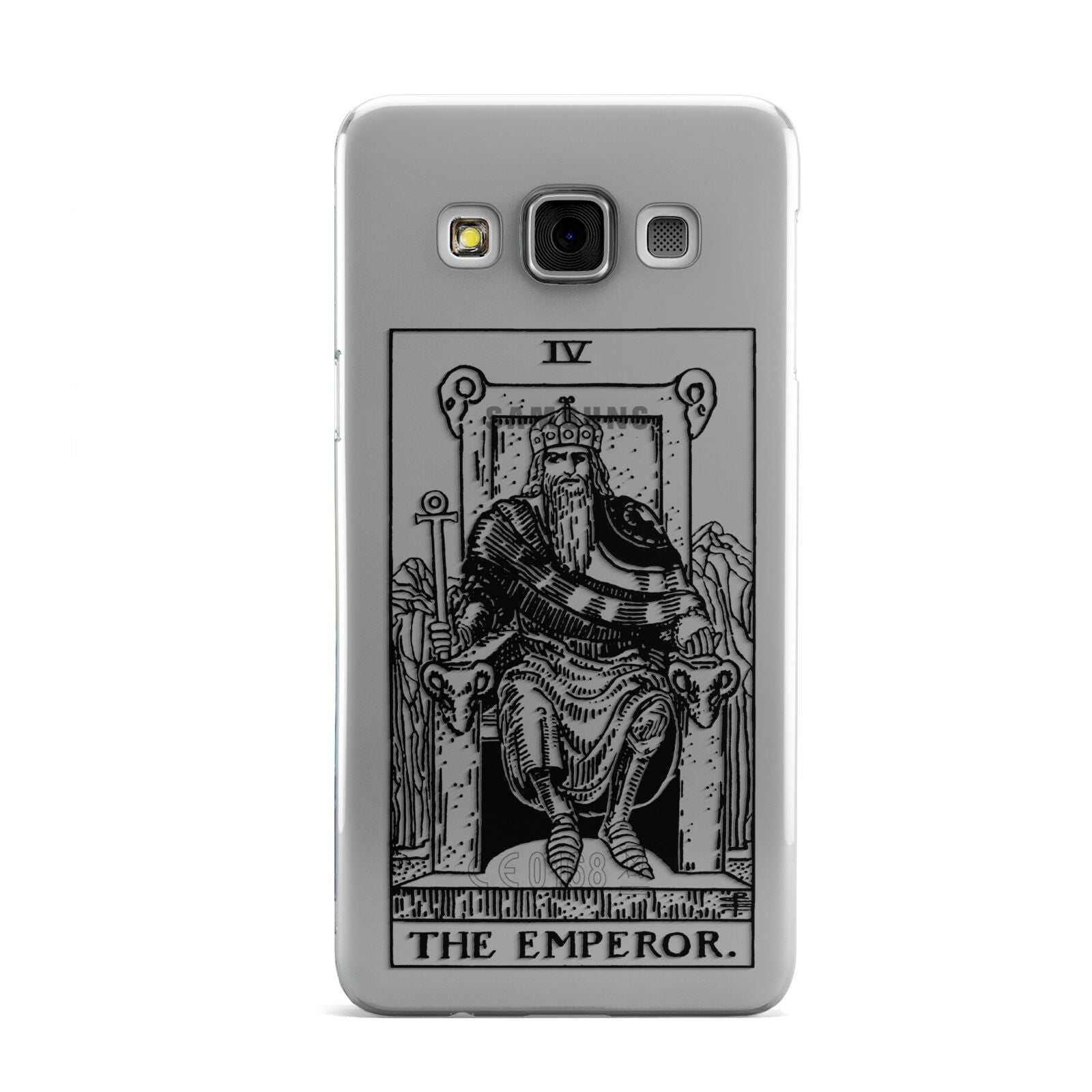 The Emperor Monochrome Tarot Card Samsung Galaxy A3 Case