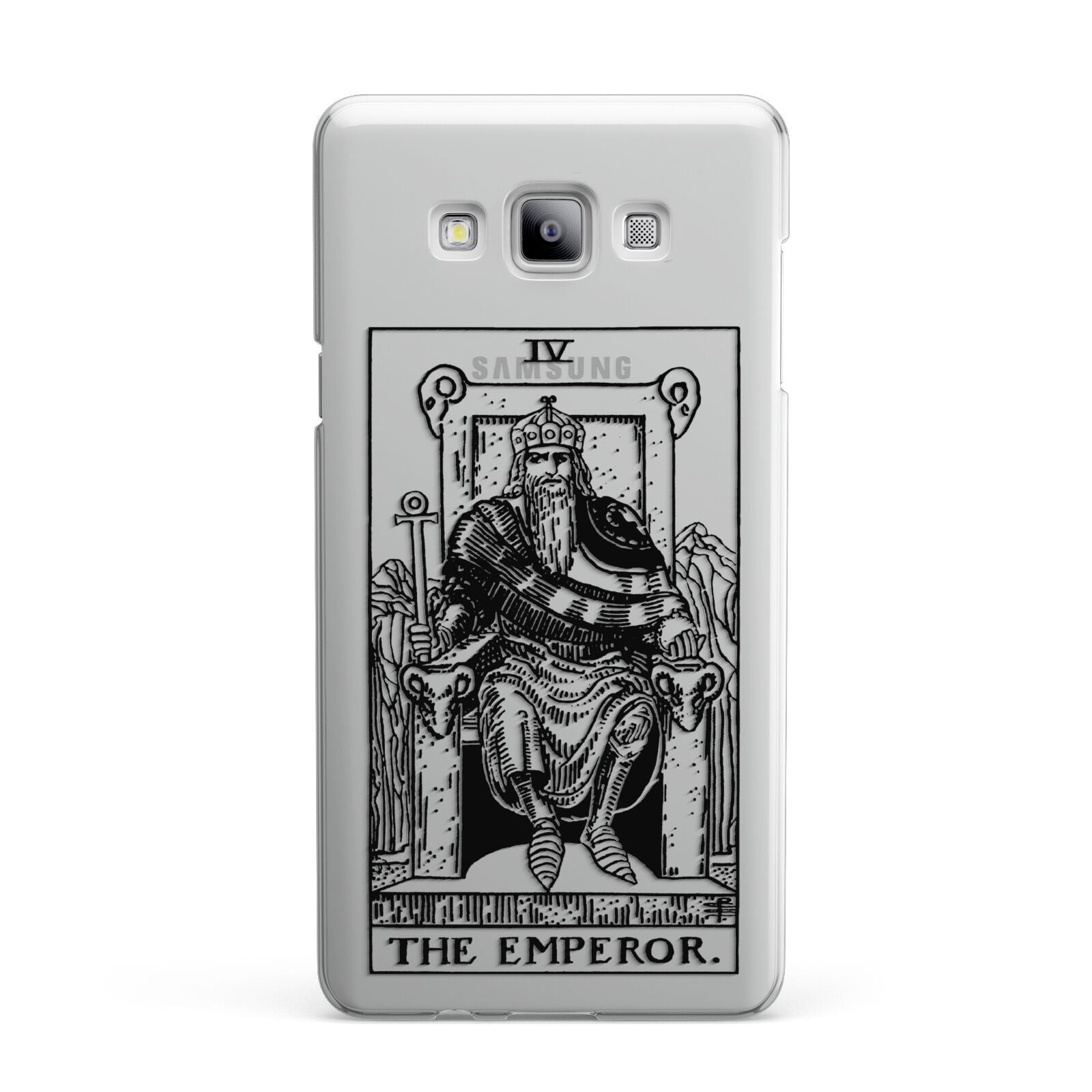 The Emperor Monochrome Tarot Card Samsung Galaxy A7 2015 Case